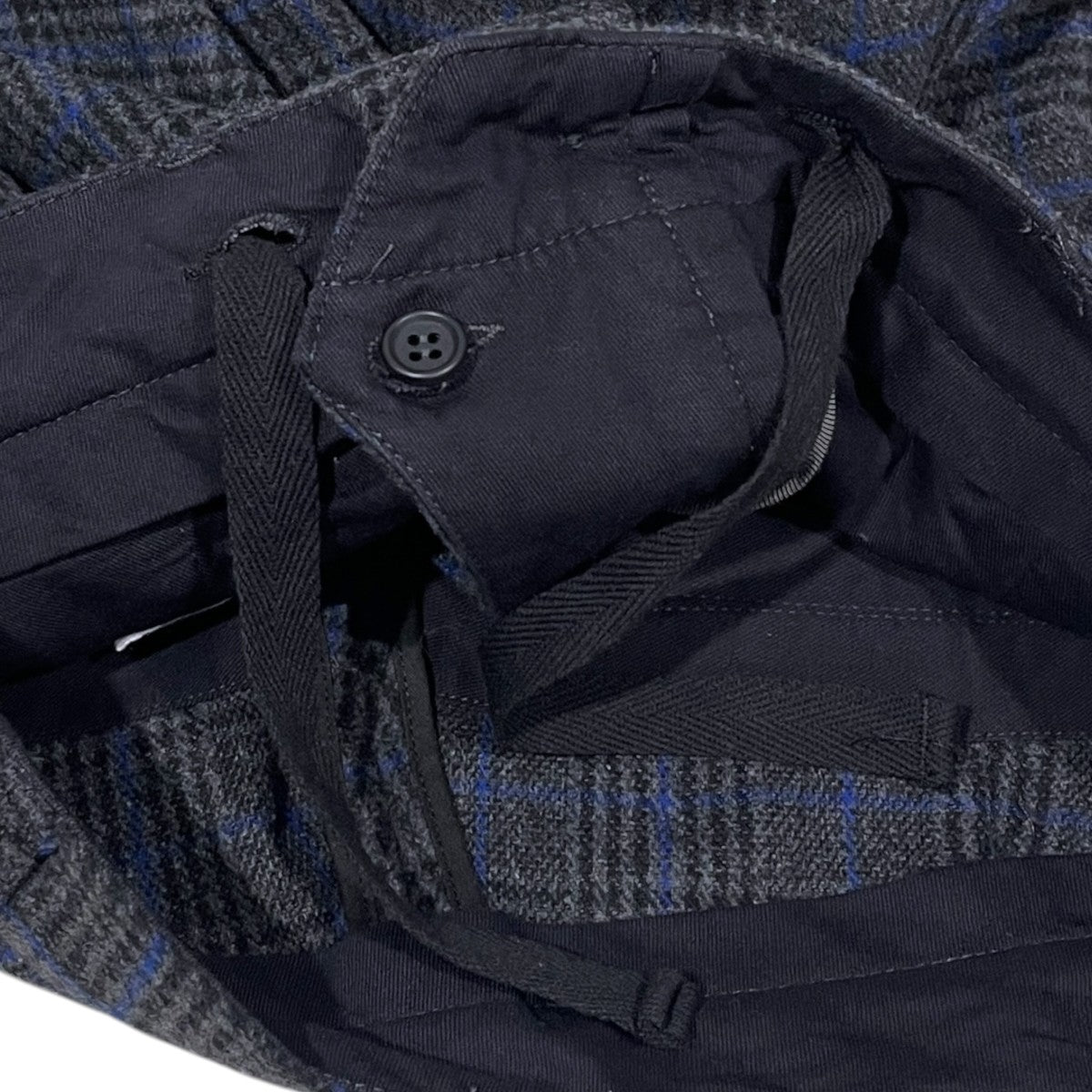 21AW グレンチェック柄タックパンツ Carlyle Pant - Poly Wool Glen Plaid カーライルパンツ ポリウールグレンプレイド JL203