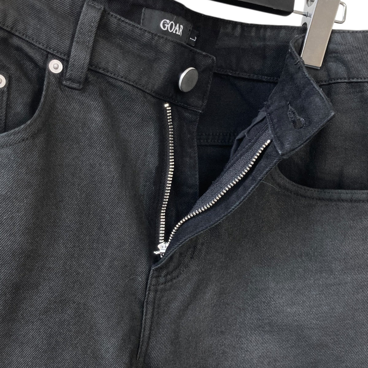 goar．archive(ゴア・アーカイブ) flare pantsコーティングデニム
