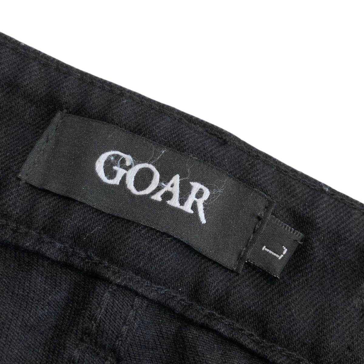 goar．archive(ゴア・アーカイブ) flare pantsコーティングデニム