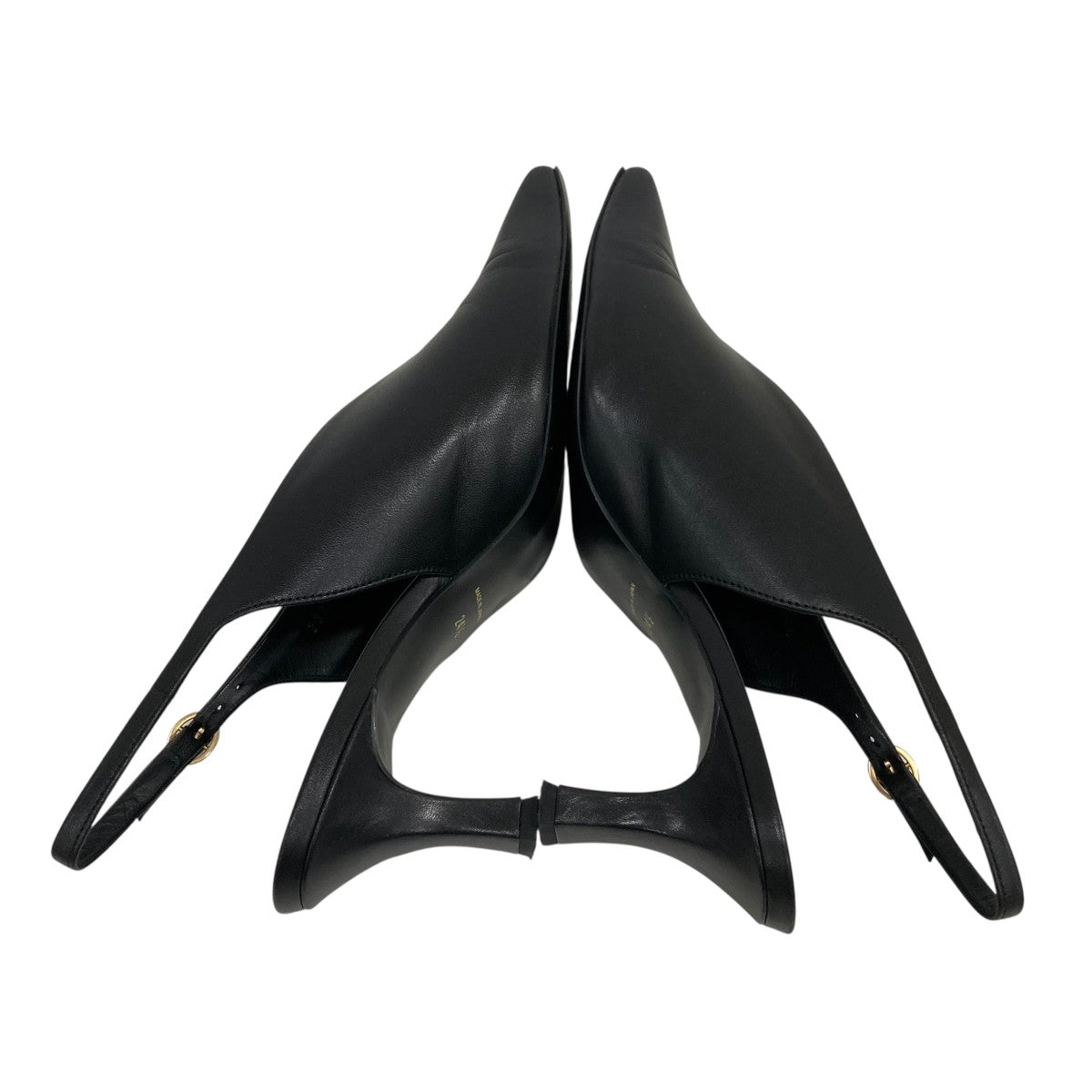 mame kurogouchi(マメクロゴウチ) Curved Line Sling Back Heels