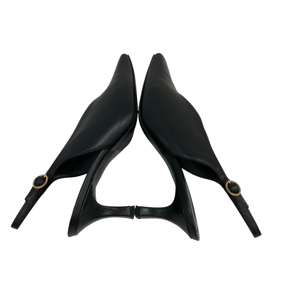 mame kurogouchi(マメクロゴウチ) Curved Line Sling Back Heels
