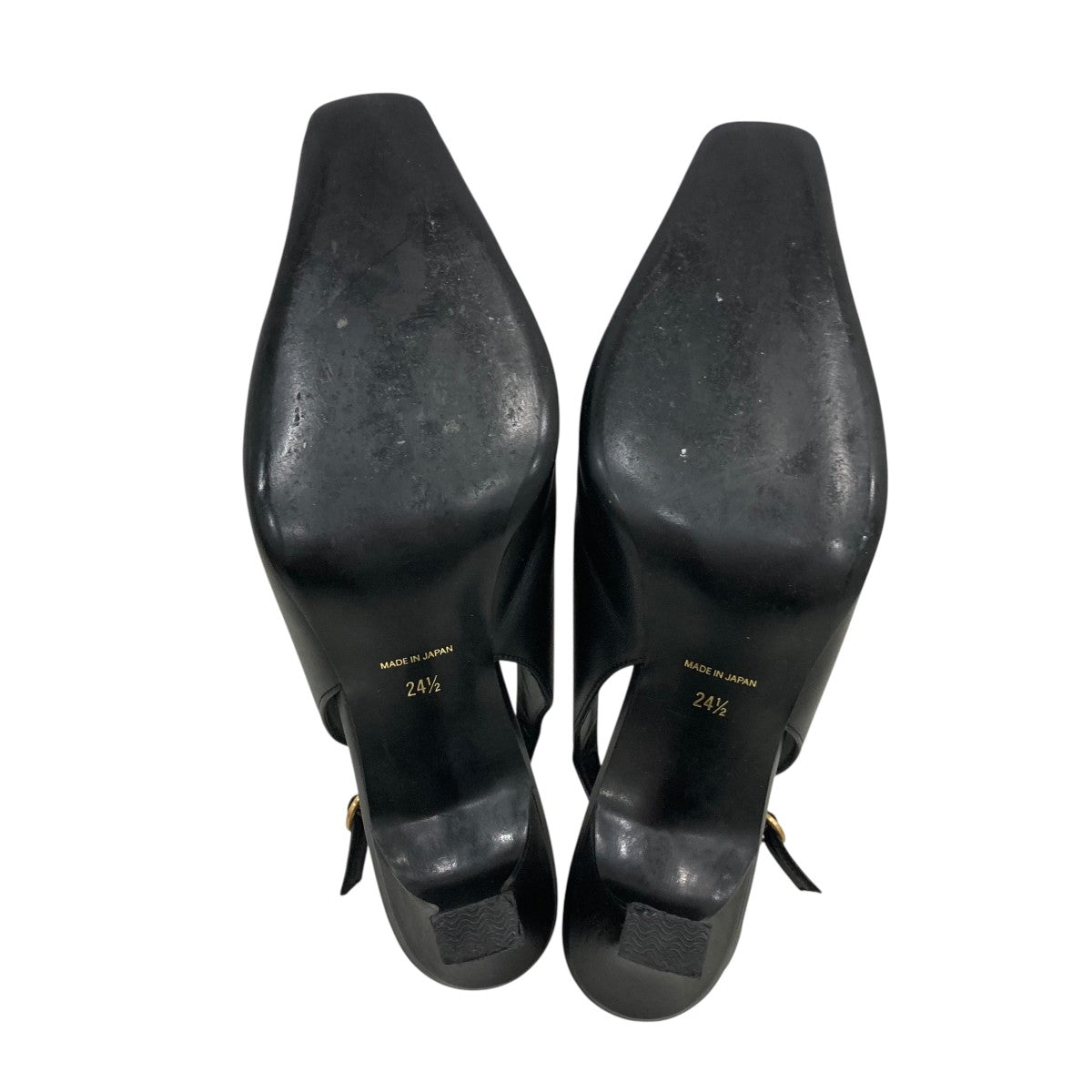 mame kurogouchi(マメクロゴウチ) Curved Line Sling Back Heels