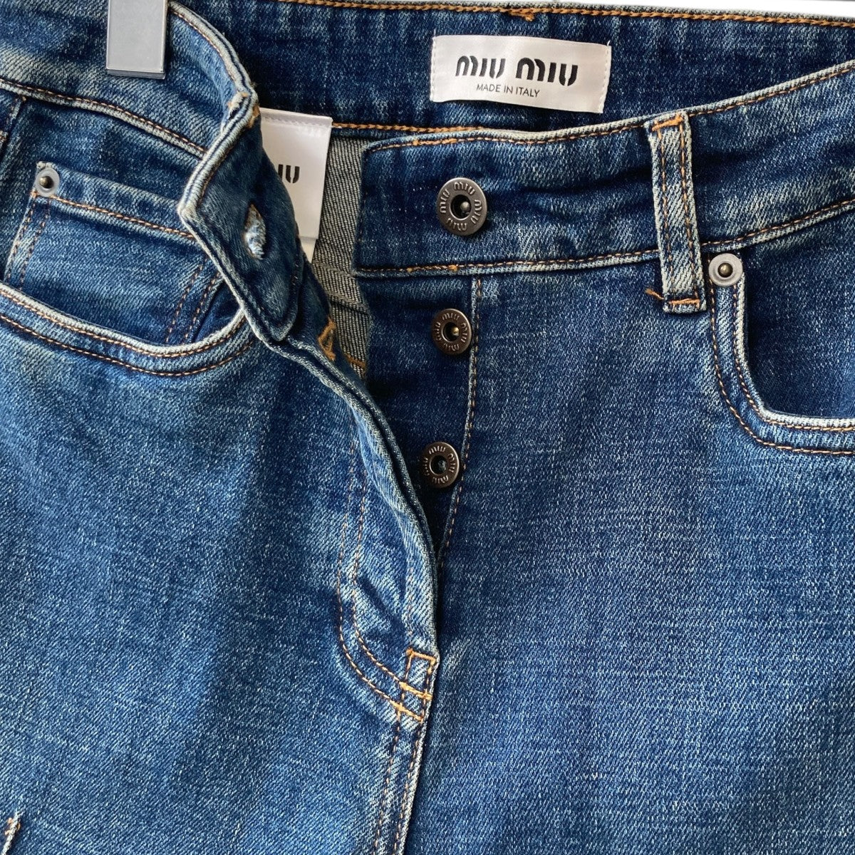 MIU MIU デニムパンツGWP539 古着・中古-3枚目のアイテム画像