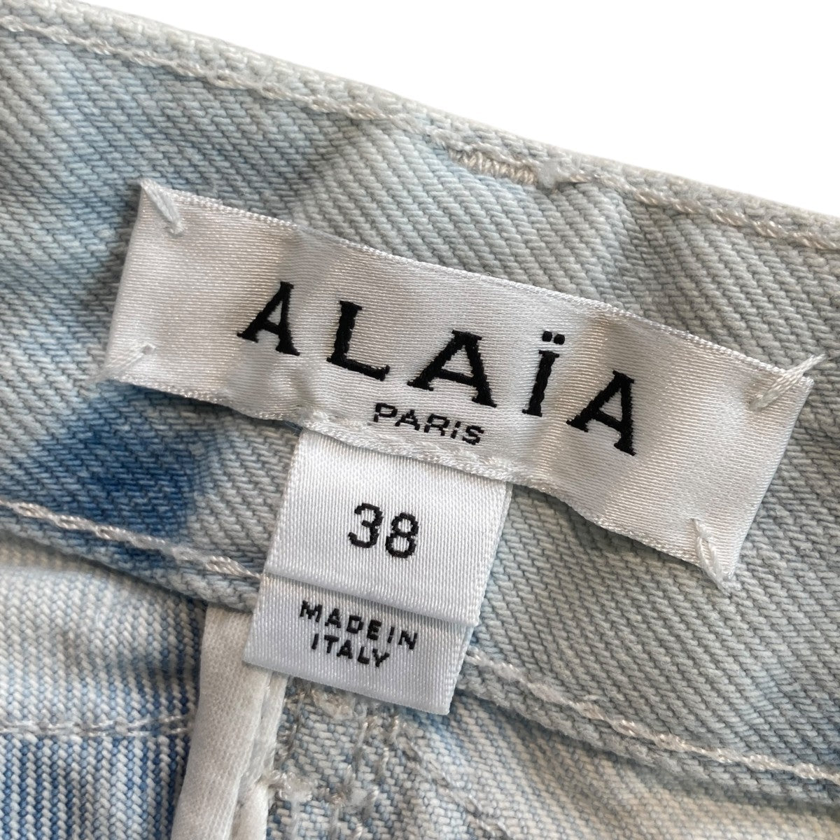 ALAIA Low Waist Round JeansデニムパンツAA9P1216D006B 古着・中古-6枚目のアイテム画像