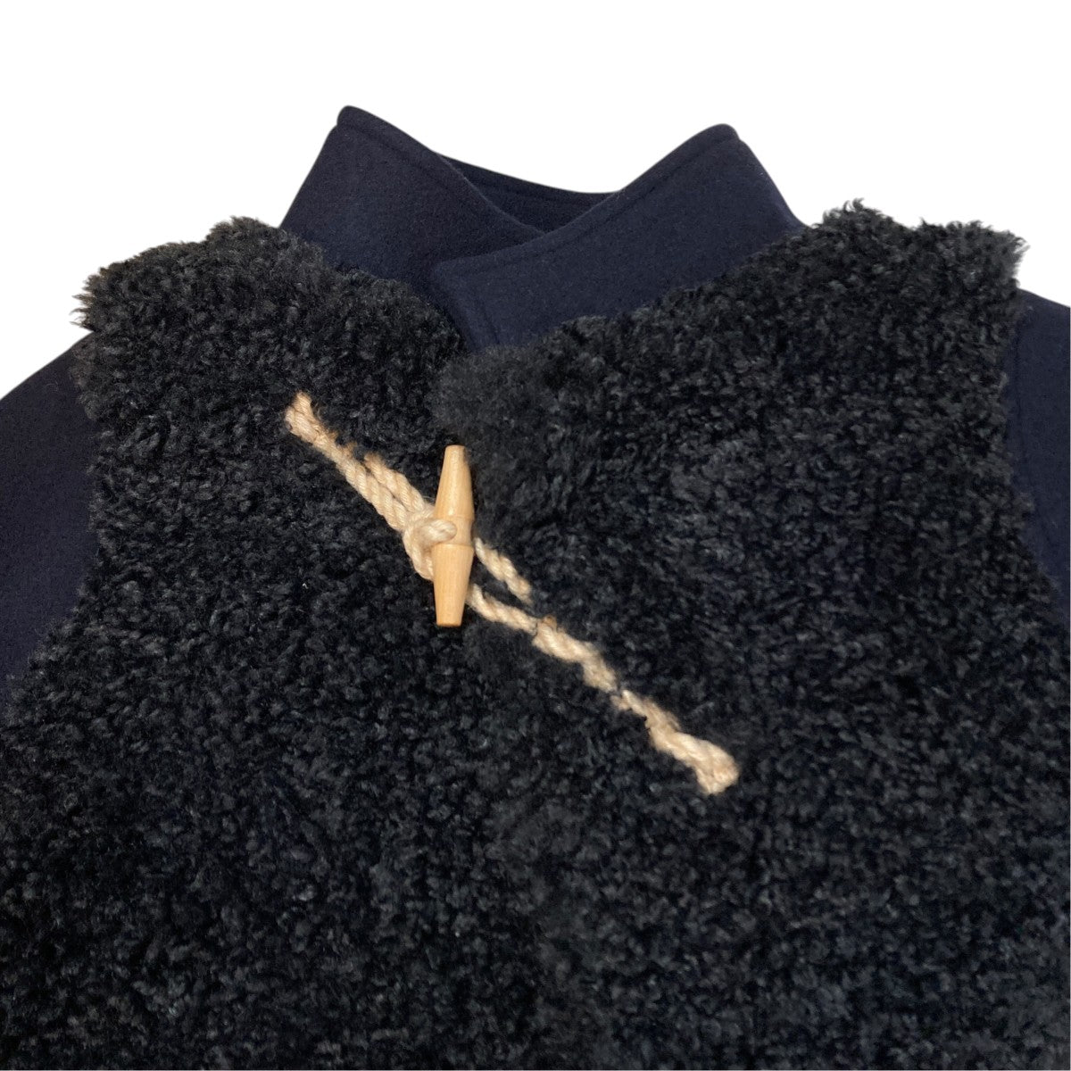 DOUBLE FACE FAUX SHEARLING DUFFEL JACKETジャケット252-17549