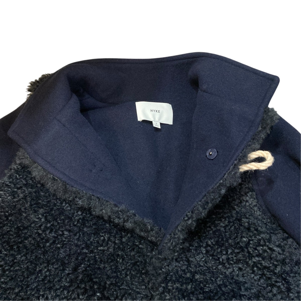 DOUBLE FACE FAUX SHEARLING DUFFEL JACKETジャケット252-17549