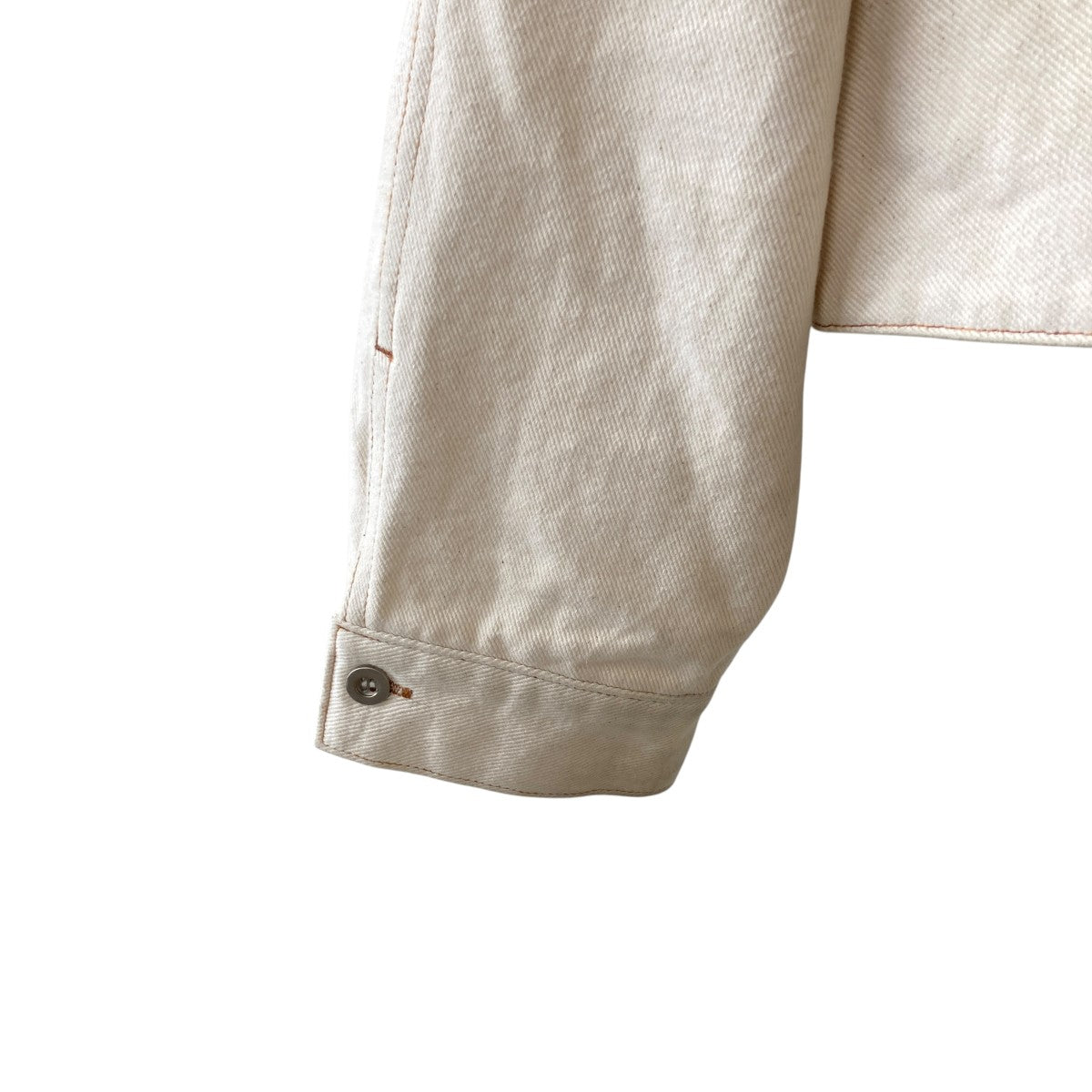 LASER WASHED CORSET DENIM SHRTSジップブルゾン