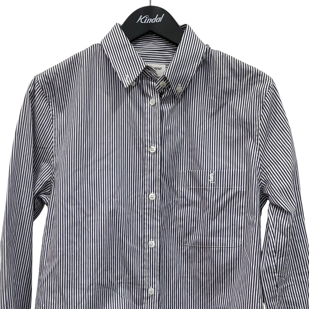 Saint Laurent Paris(サンローランパリ) ストライプ柄長袖シャツ695999