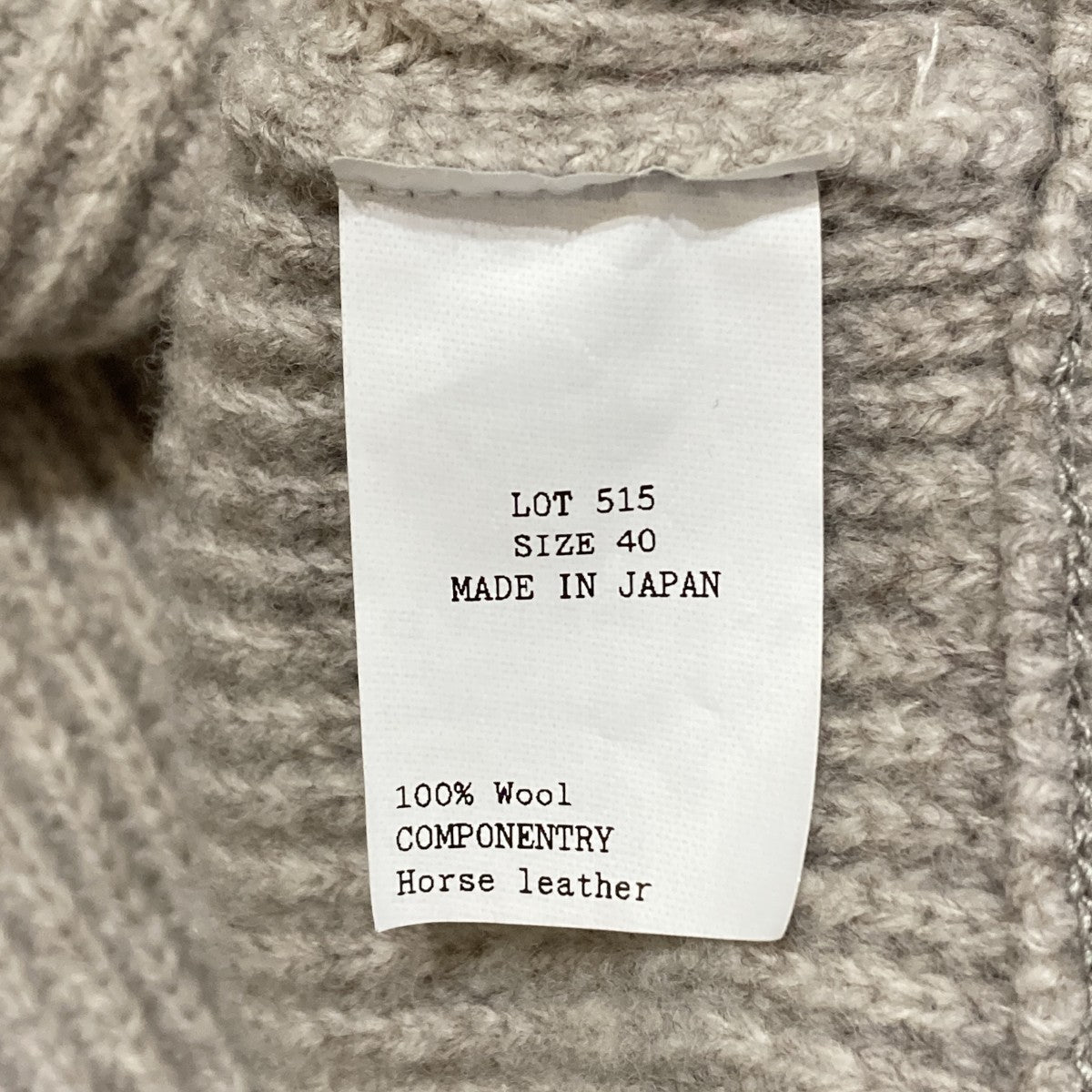 Taiga Takahashi LOT．515 A．R．C SWEATERニット515 古着・中古-7枚目のアイテム画像
