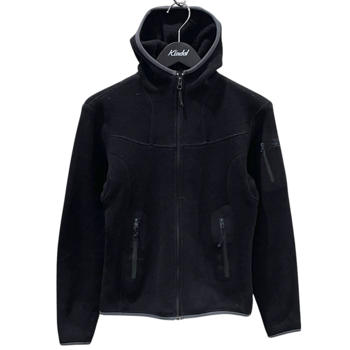 ジップアップニット風フリースパーカー Covert Hoody コバート フーディ