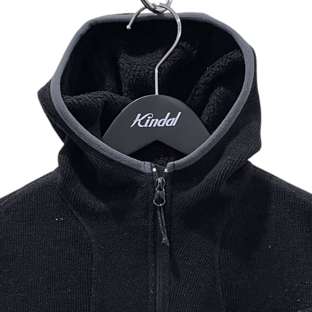ジップアップニット風フリースパーカー Covert Hoody コバート フーディ