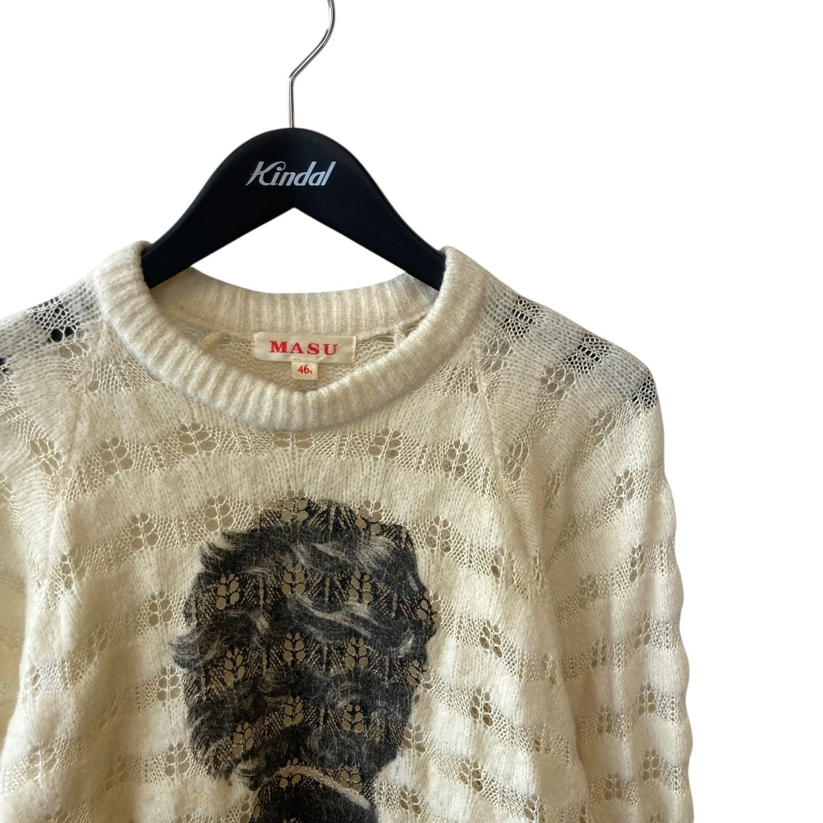 MASU 22AWREVERSE BEETHOVEN SWEATERニットMVFW-KN0122 古着・中古-3枚目のアイテム画像
