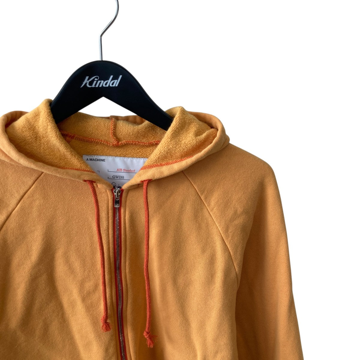 A MACHINE E.T. Hoodie オレンジ A MACHINE(エイマシン) E．T． Hoodieジップパーカー25-ETH 25-ETH