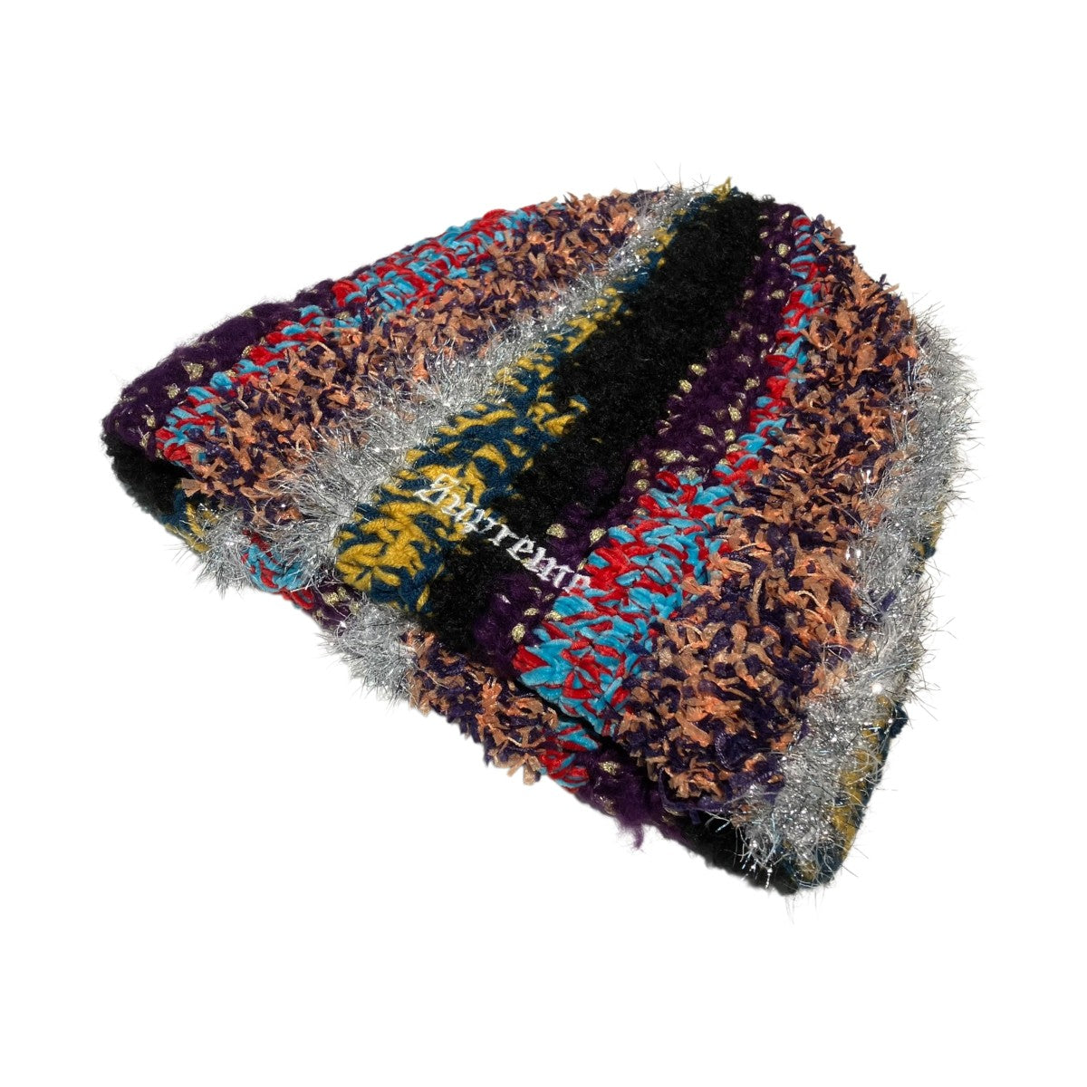 25AWTinsel Stripe Beanieニットキャップ