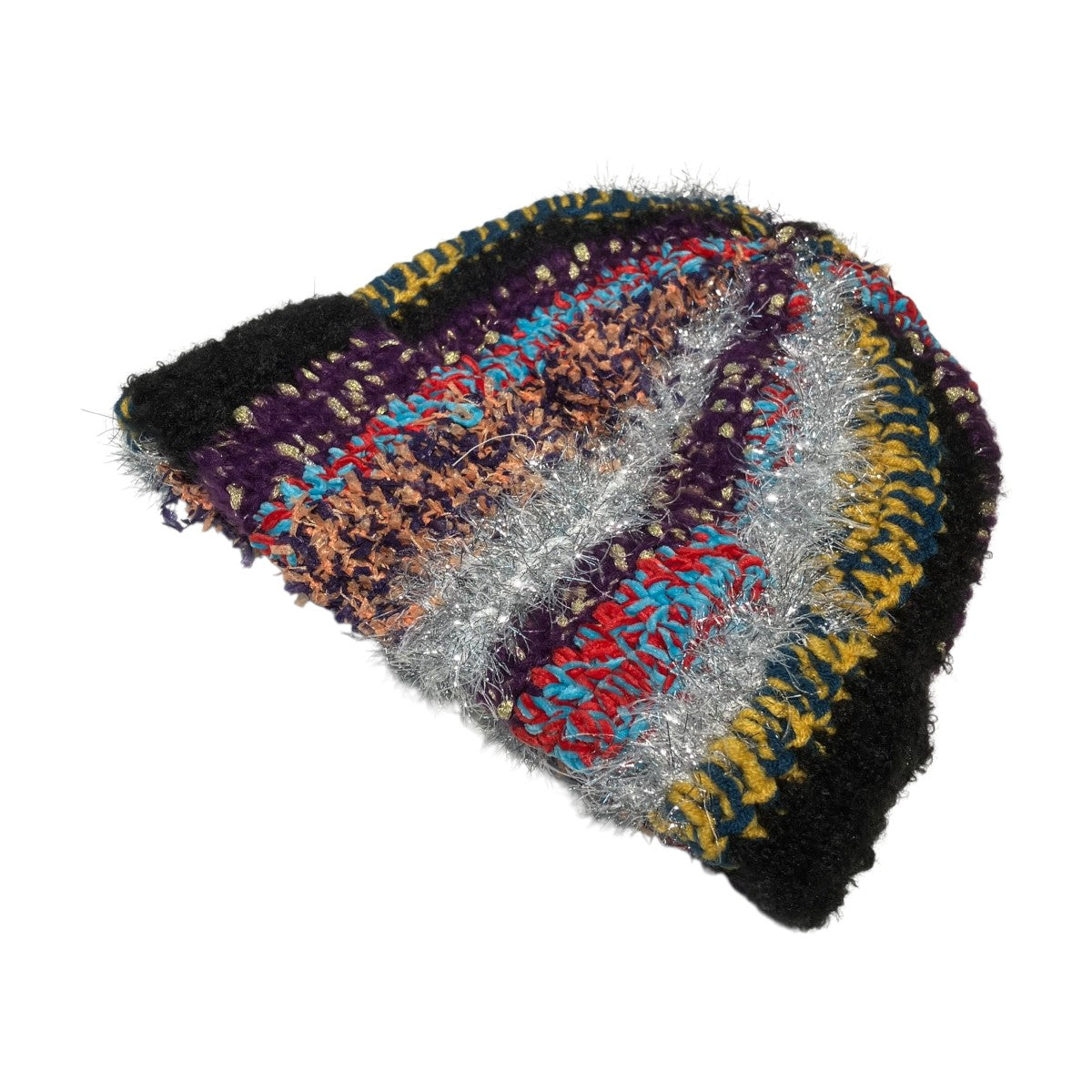 25AWTinsel Stripe Beanieニットキャップ