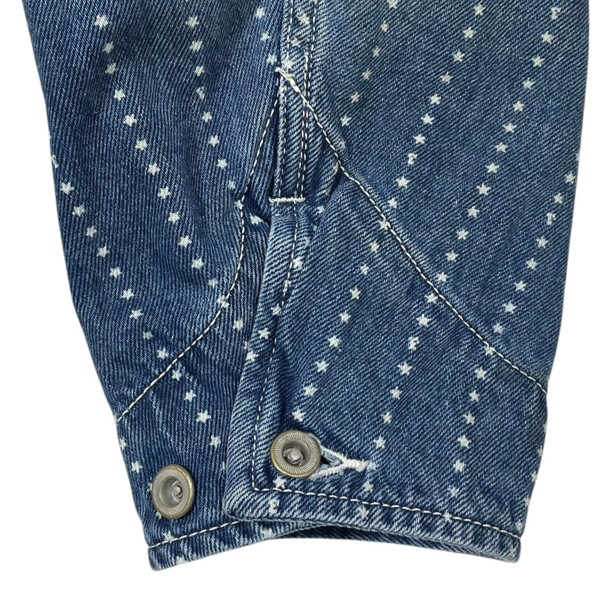 FULLCOUNT 25AW デニムカバーオール Star Wabash Chore Jacket HW スター ウォバッシュ チョアジャケット ハードウォッシュ 2051HW 古着・中古-4枚目のアイテム画像