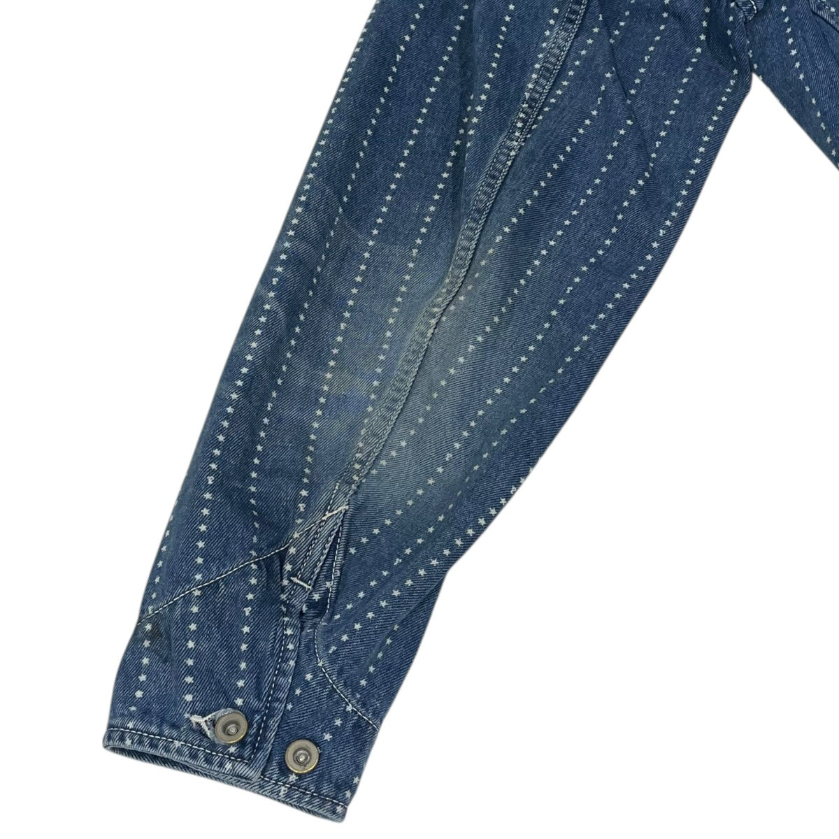 FULLCOUNT 25AW デニムカバーオール Star Wabash Chore Jacket HW スター ウォバッシュ チョアジャケット ハードウォッシュ 2051HW 古着・中古-5枚目のアイテム画像