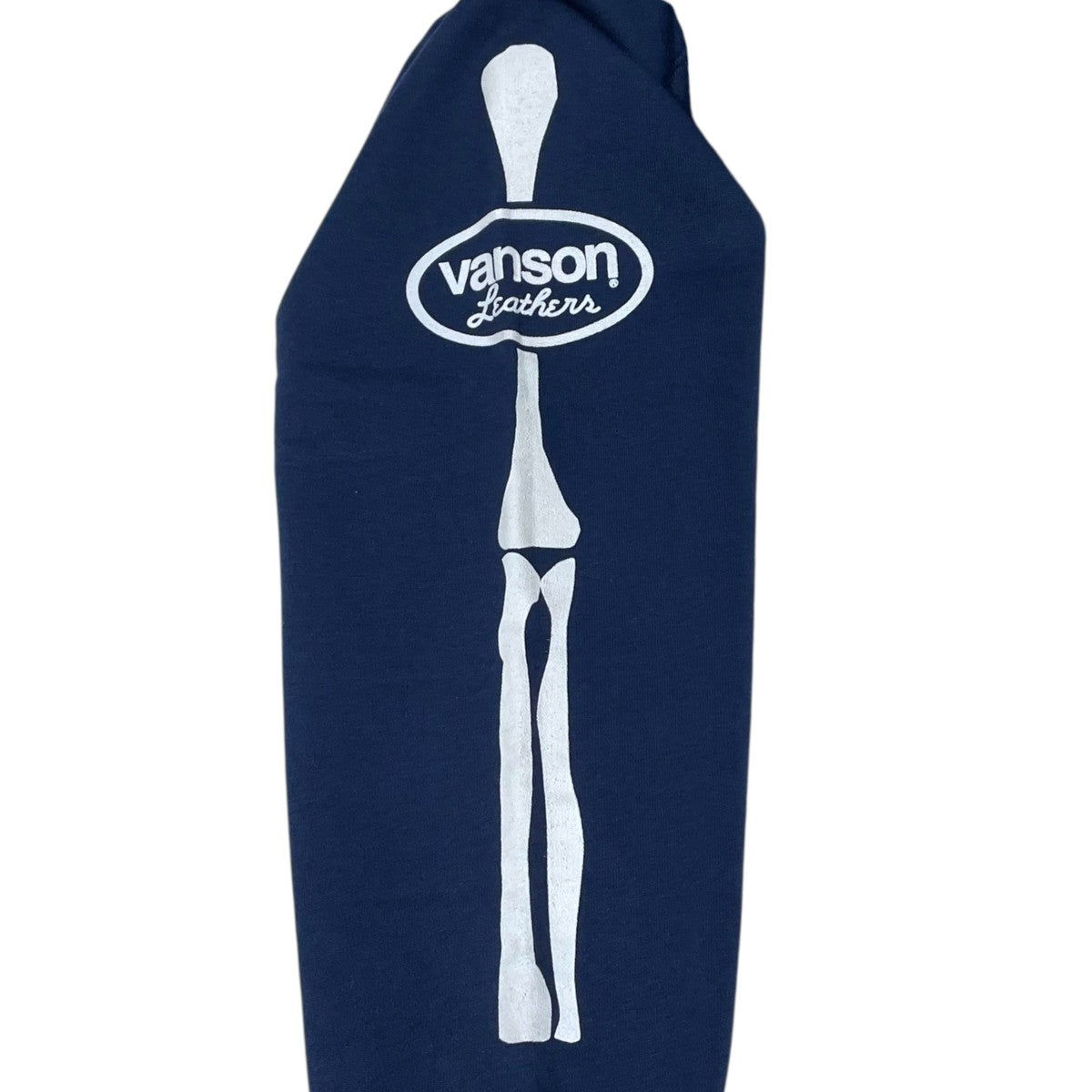 VANSON バンソン スカル ドクロ ボーン プリント ジップ パーカー VANSON（バンソン） スカル/ボーン/ドクロ/髑髏 ジップパーカー 指ぬき
