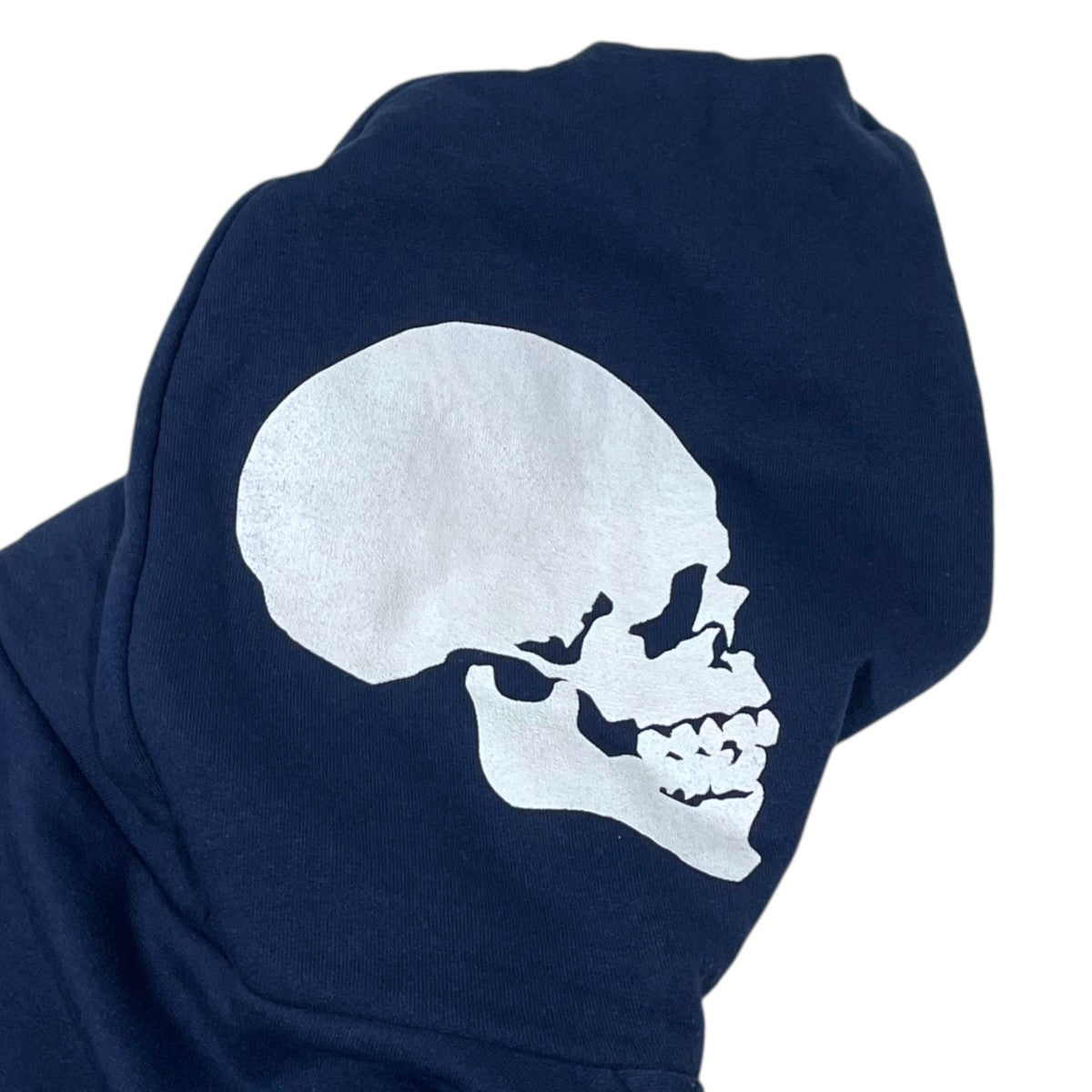 スカルボーンプリント ジップアップパーカー BONE ZIP UP HOODIE ボーン ジップアップフーディー