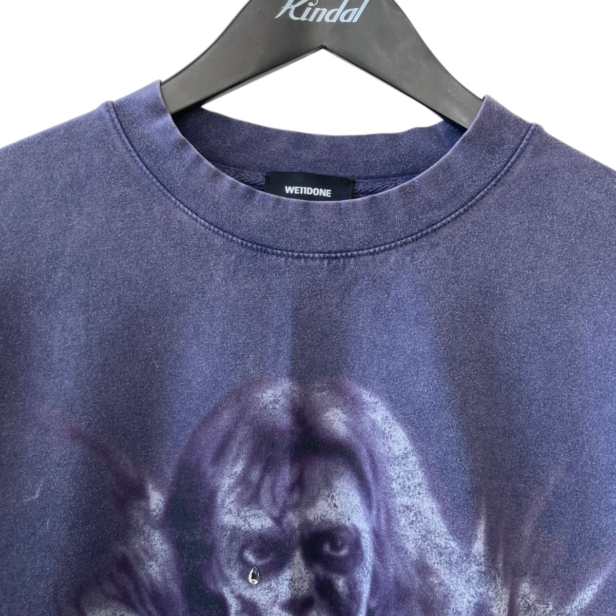 WE11DONE Casual Printed Long Sleeve TeeロングスリーブTシャツWD-TT1-24-868-U-PP 古着・中古-3枚目のアイテム画像