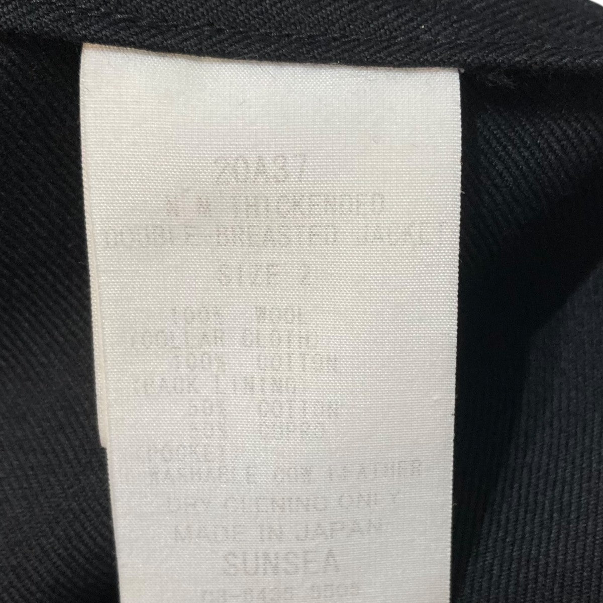 SUNSEA(サンシー) Double BREASTED JACKETダブルジャケット20A37 20A37
