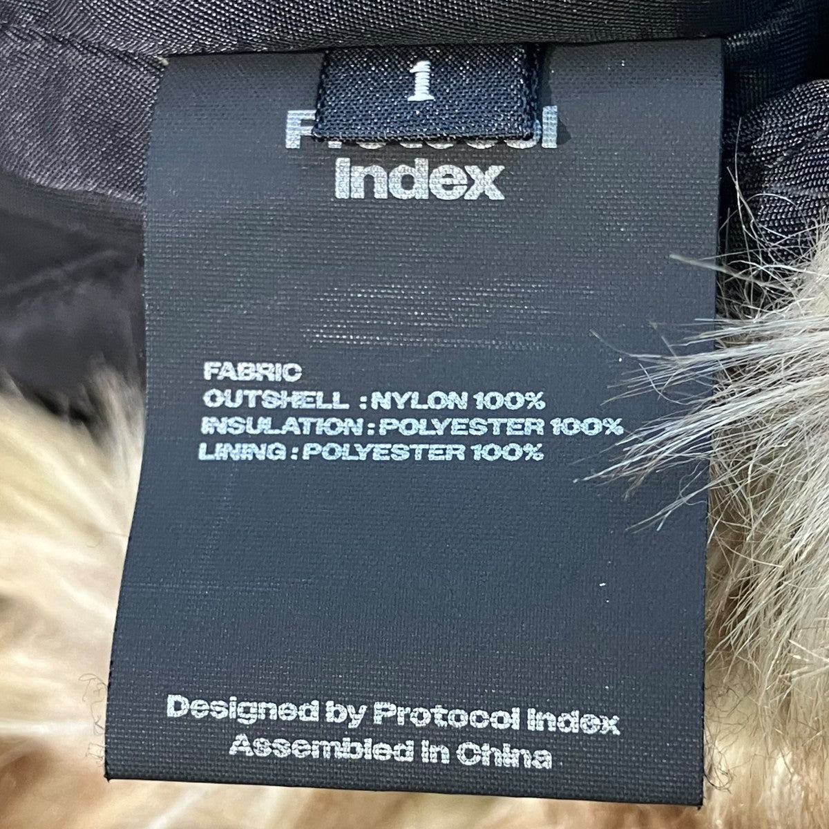 Protocol Index EXAGGERATED SHOULDER FUR N2BダウンジャケットPI25AWMO01BKA11 古着・中古-5枚目のアイテム画像