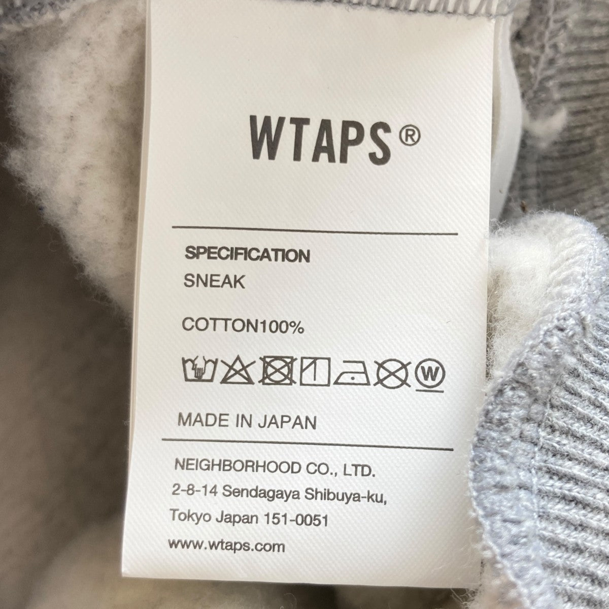 WTAPS(ダブルタップス) IDENTITY SWEATER COTTONスウェットトレーナー