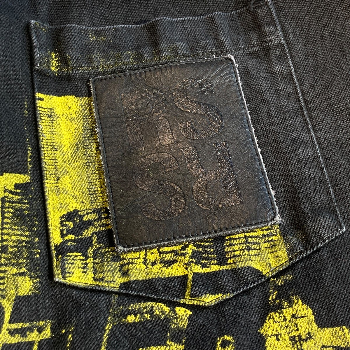 RAF SIMONS 16 30 別注 30th Big fit denim shirt Echodomer printデニムジャケットM243 古着・中古-6枚目のアイテム画像