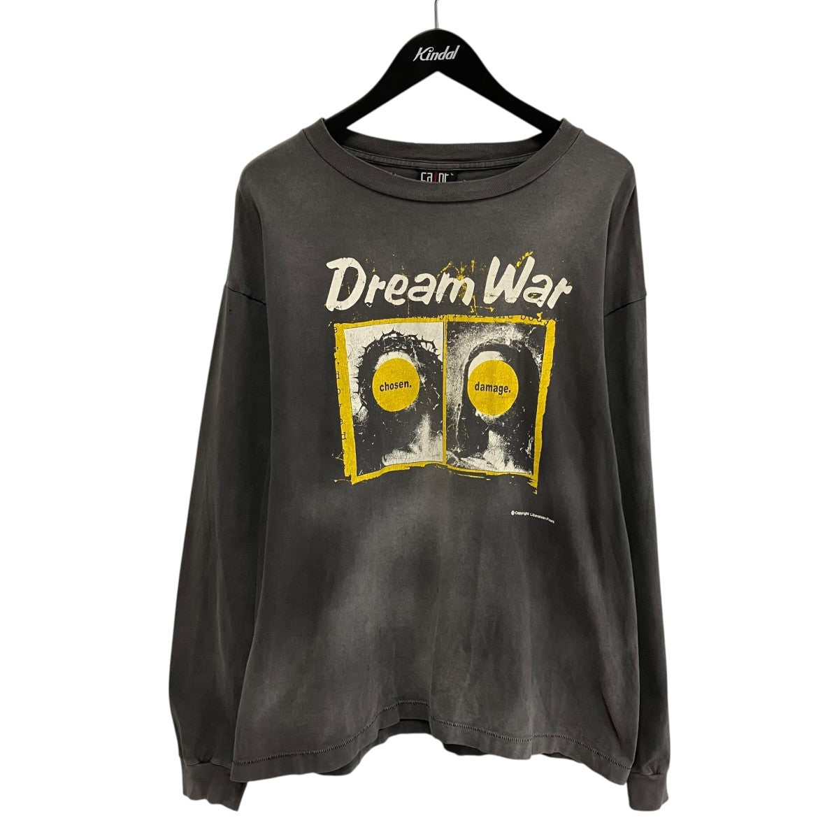 SAINT MICHAEL 23AWDREAM WAR長袖TシャツSM-A23-0000-012 古着・中古-1枚目のアイテム画像