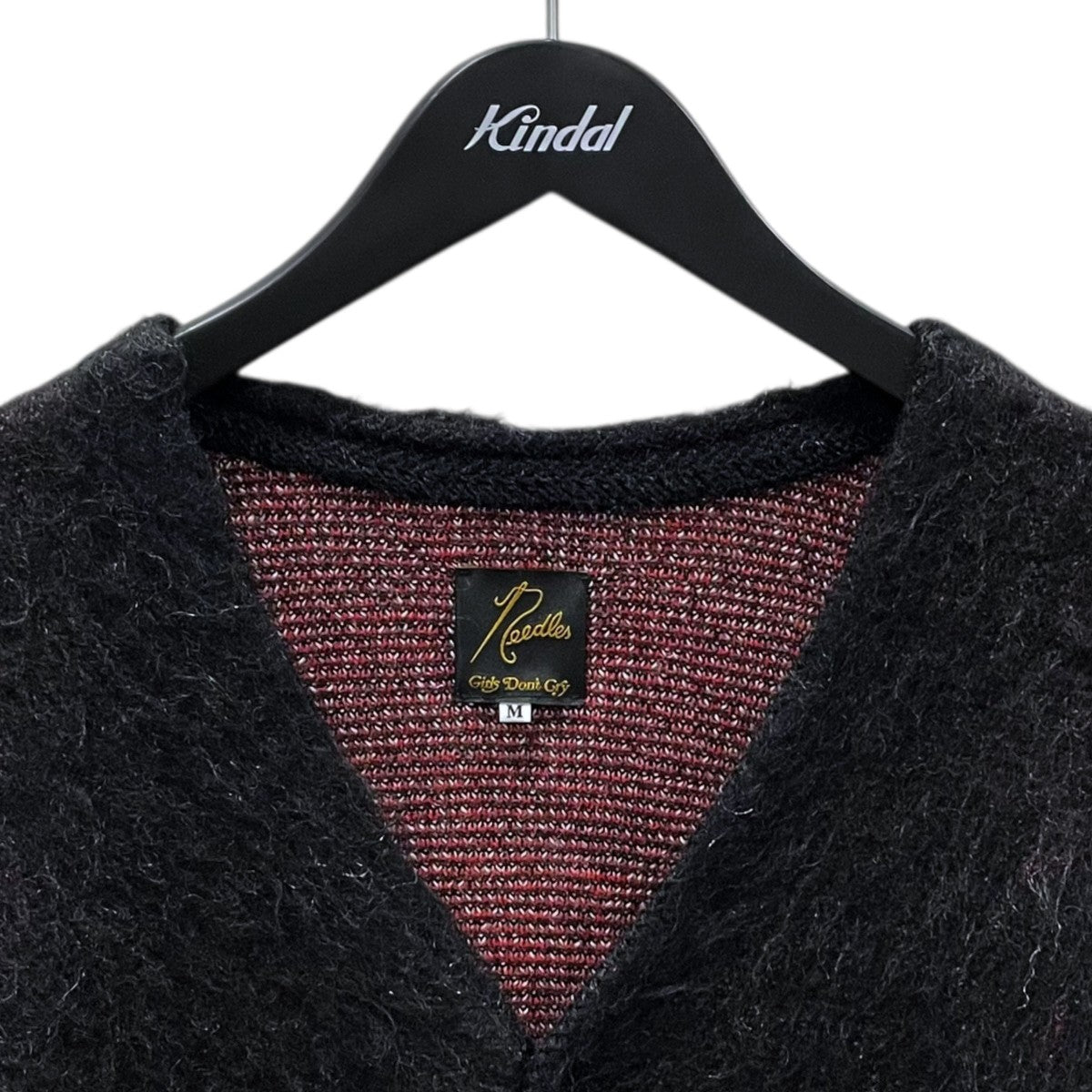 20AW ハート柄Vネックニットカーディガン Mohair Cardigan モヘヤカーディガン HM412