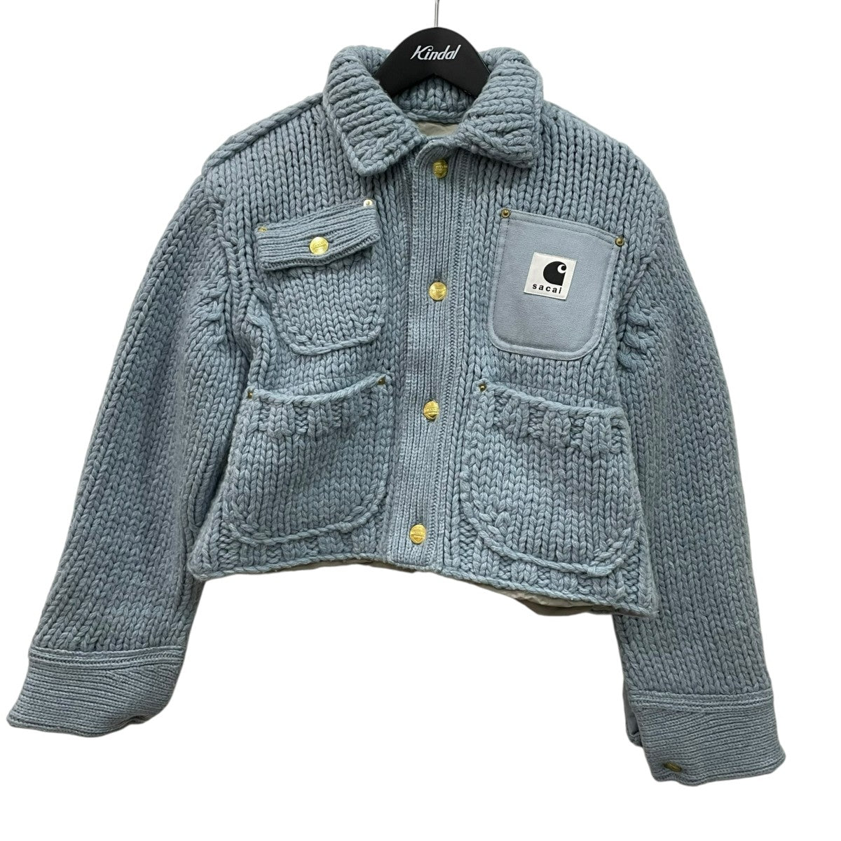 sacai ニットジャケット23-06742 古着・中古-1枚目のアイテム画像