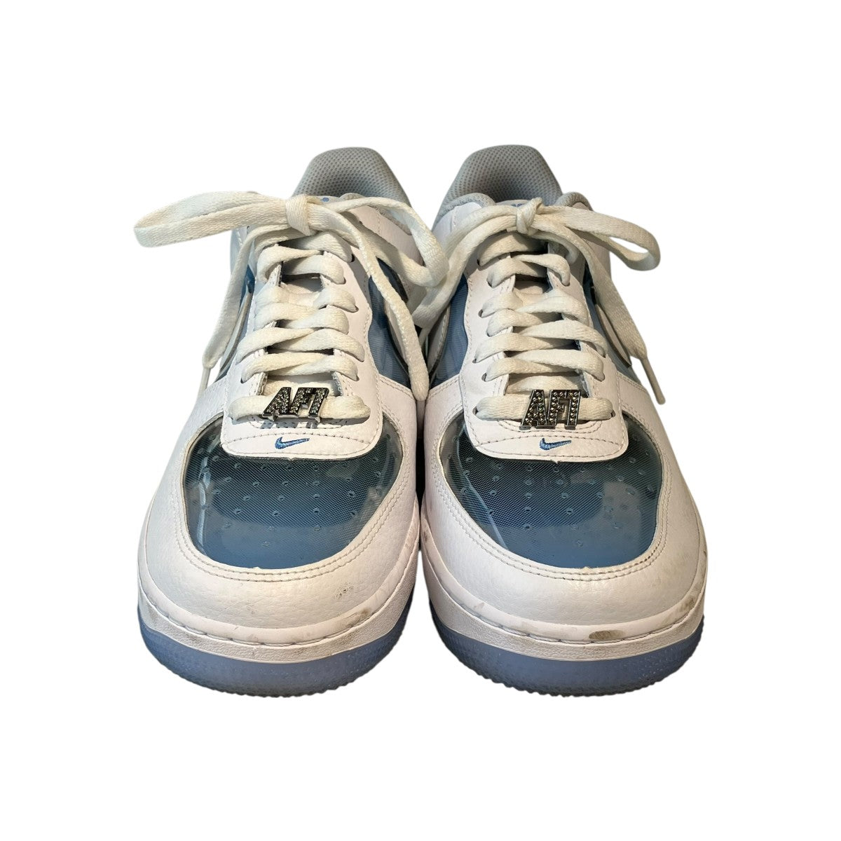 AIR FORCE 1 RETRO QS WHITE／PURE PLATINUM-UNIVERSITY BLUEスニーカーIB5724-100