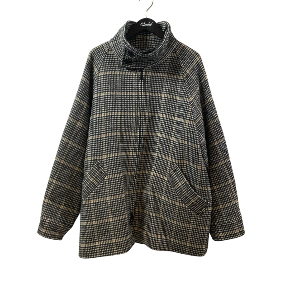 nuterm BIG HARRINGTON JACKETチェックチェックジャケット002JK-022W 古着・中古-1枚目のアイテム画像