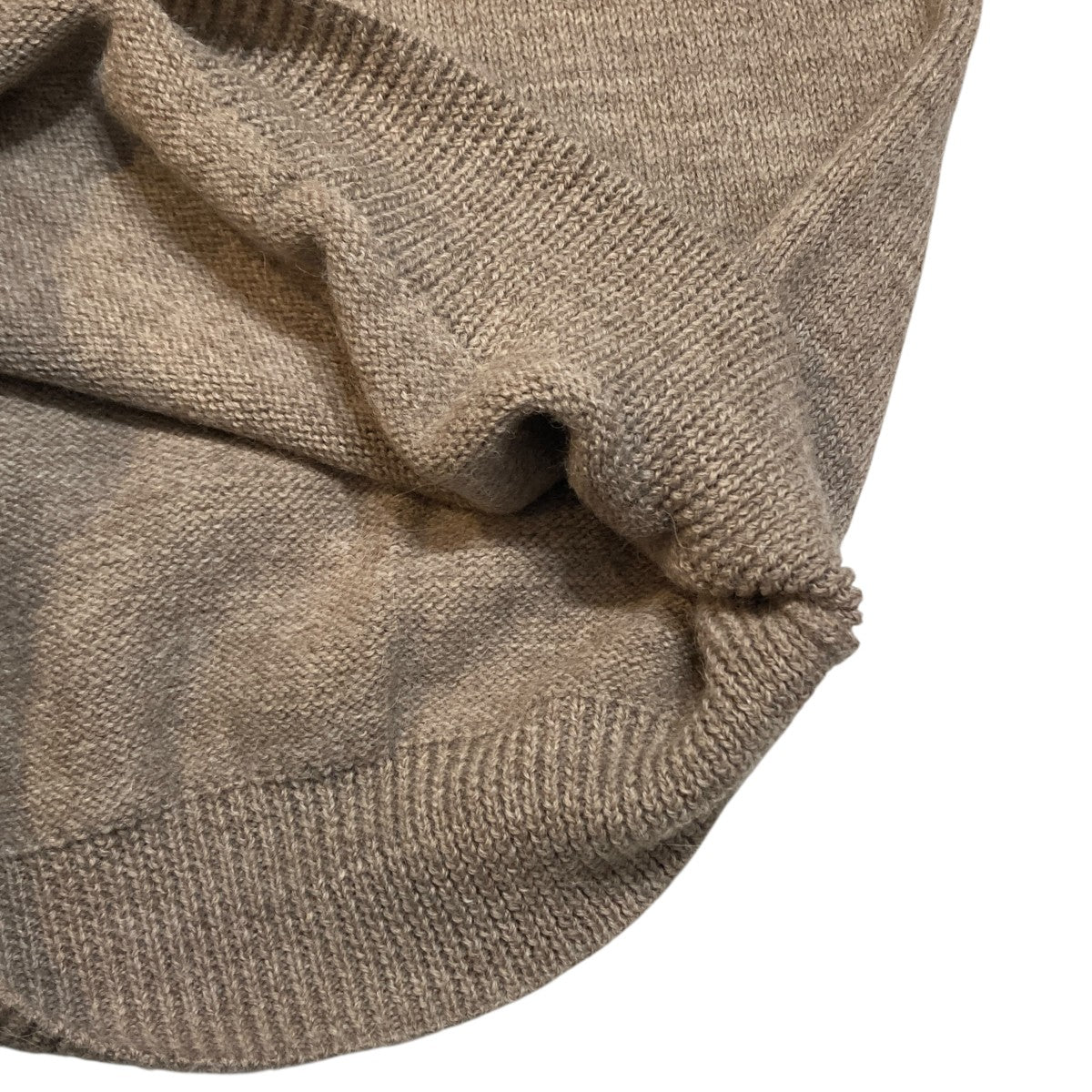 DE BONNE FACTURE Round Collar Vestニットベスト 古着・中古-5枚目のアイテム画像
