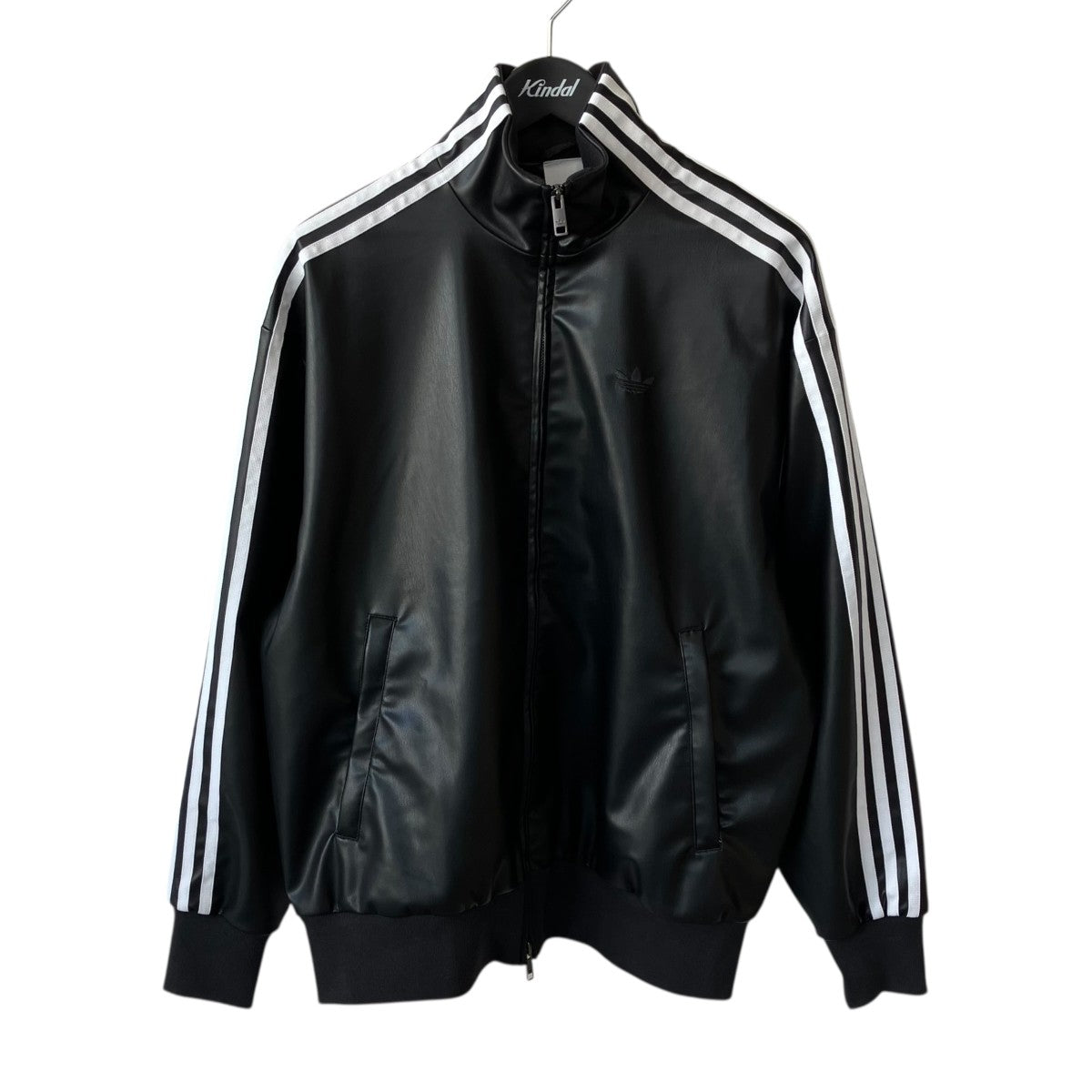 adidas PLEATHER 3STRIPES TRACK TOPトラックジャケットKQ5472 古着・中古-1枚目のアイテム画像