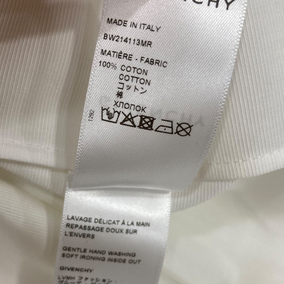 GIVENCHY Glove-Effect Structured Shirt DressドレスBW214113MR 古着・中古-8枚目のアイテム画像