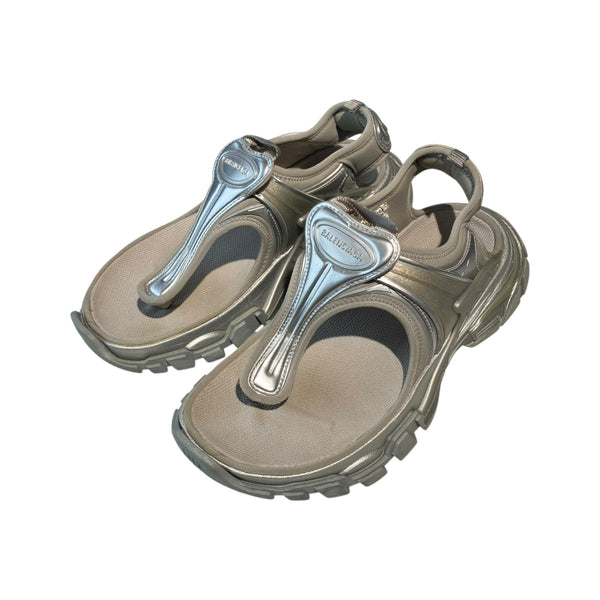 BALENCIAGA シルバー サンダル トラックサンダル 35 23 新品 BALENCIAGA(バレンシアガ) TRACKサンダル618089 618089 シルバー