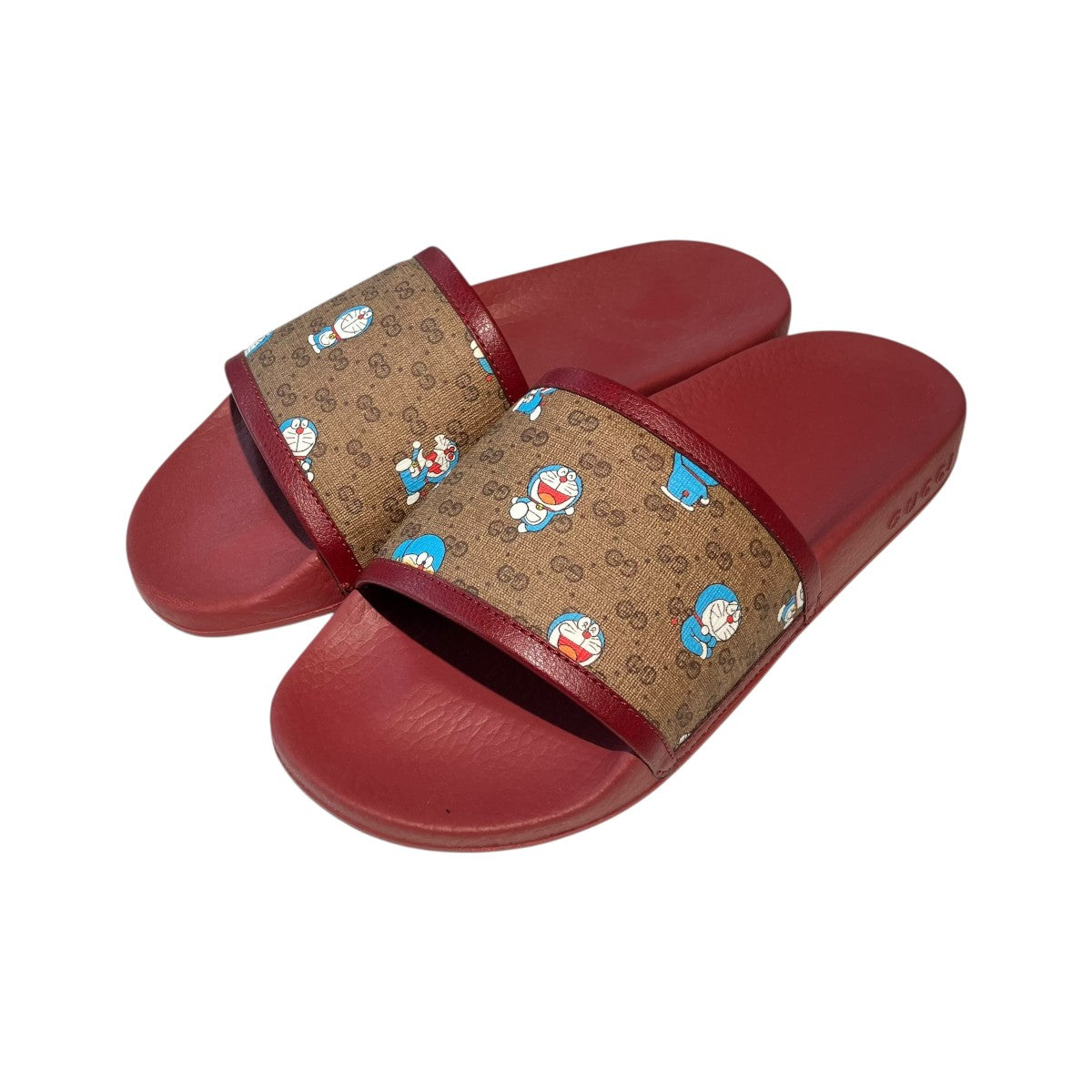 GUCCI(グッチ) ドラえもんサンダル655036 655036 ボルドーxブラウン