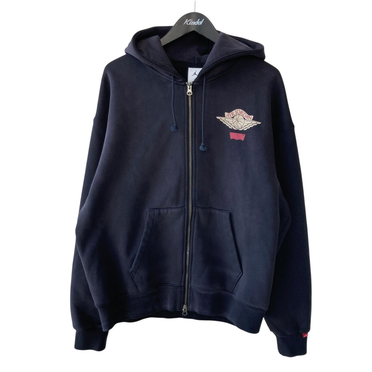 JORDAN×LEVI’S Heavyweight Fleece Zip HoodieジップパーカーIM6734-010 古着・中古-1枚目のアイテム画像