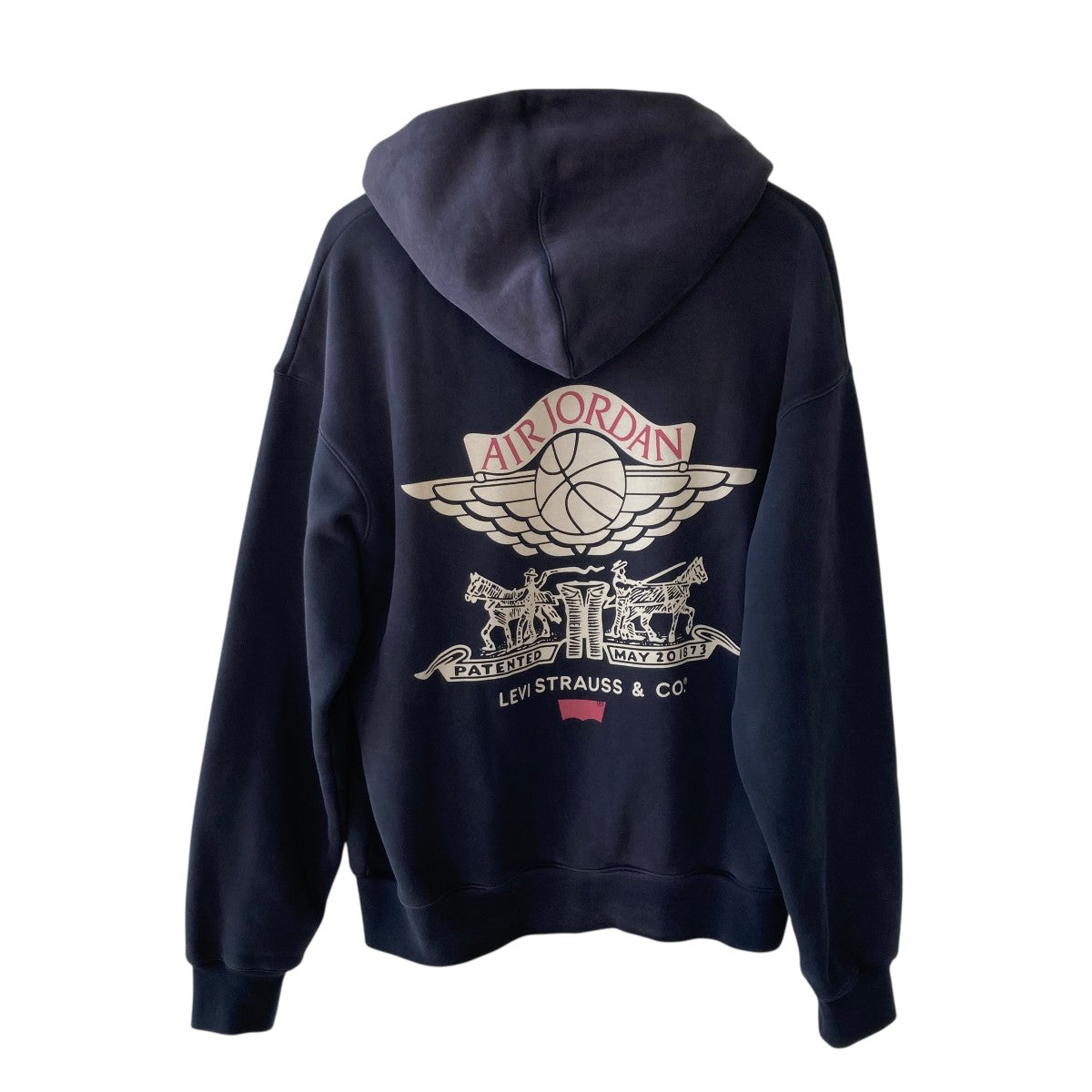JORDAN×LEVI’S Heavyweight Fleece Zip HoodieジップパーカーIM6734-010 古着・中古-2枚目のアイテム画像