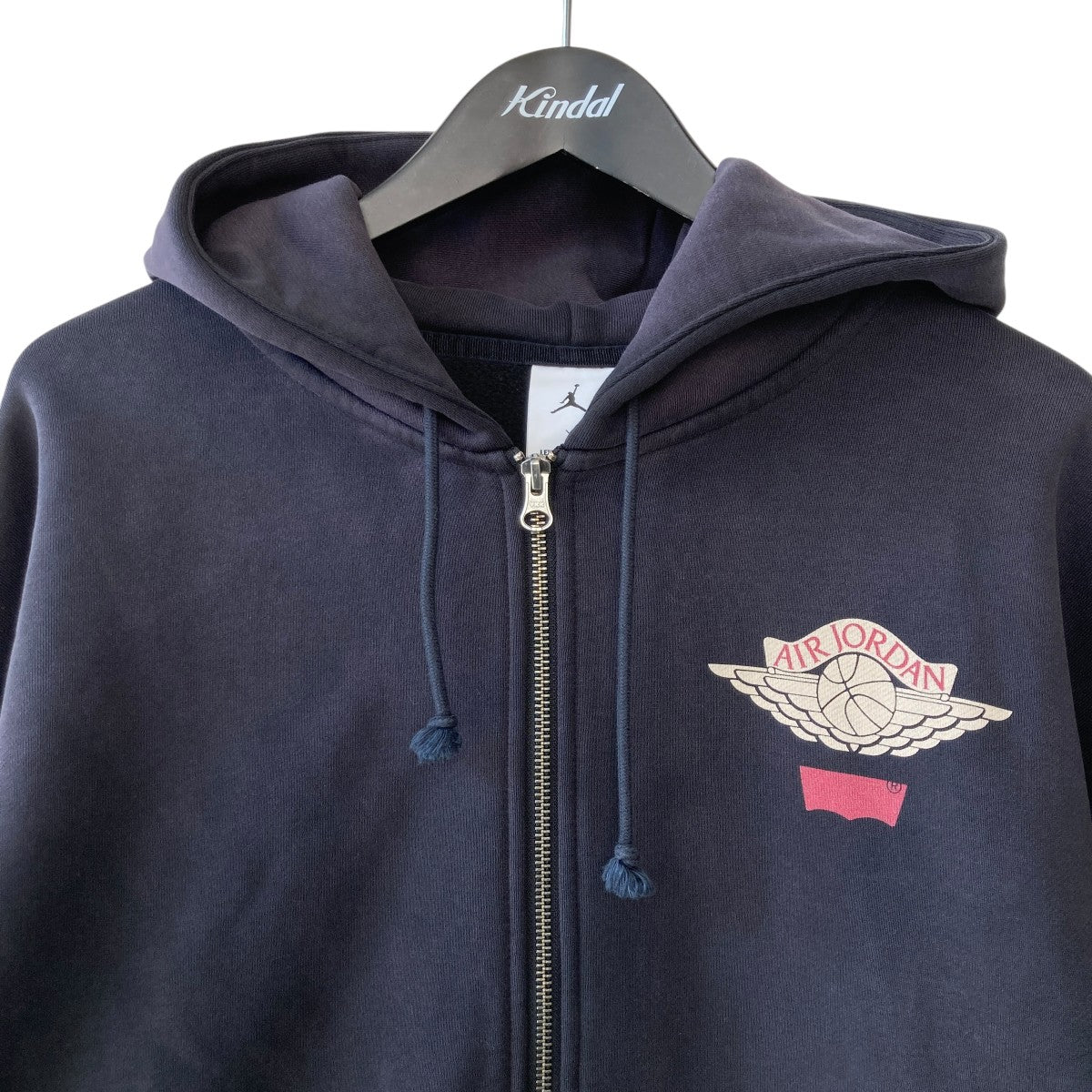 JORDAN×LEVI’S Heavyweight Fleece Zip HoodieジップパーカーIM6734-010 古着・中古-3枚目のアイテム画像