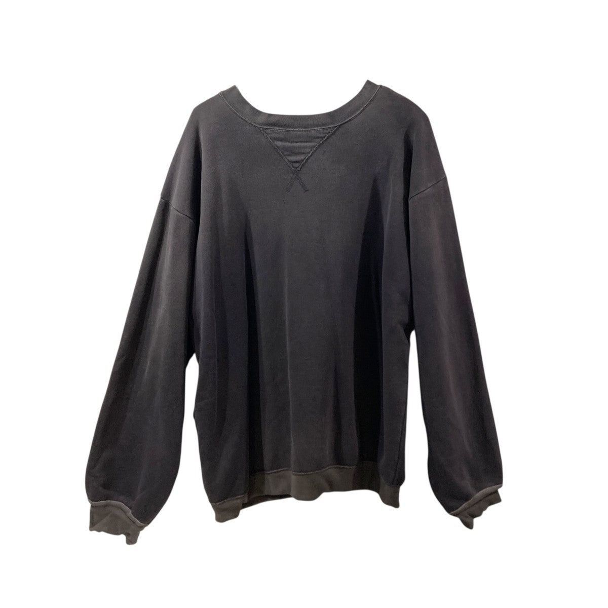 NAVARRO． Distressed Double-Front Crewneck SweatshirtスウェットトレーナーNN-3703J16