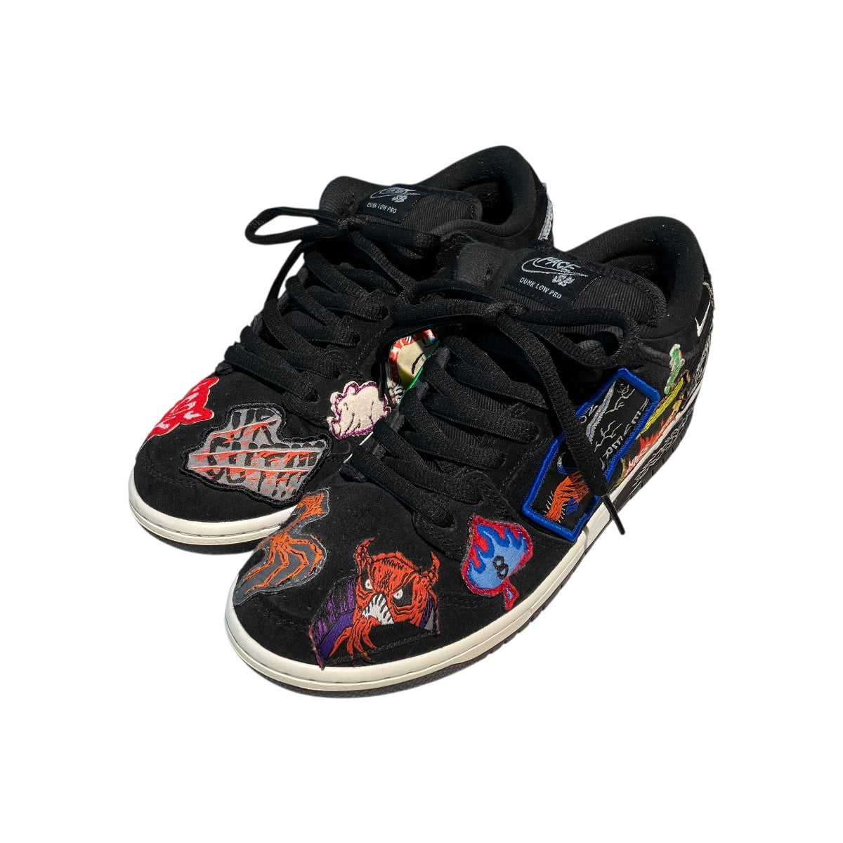 Neck face Dunk Low Black／White／Multi ColorローカットスニーカーDQ4488-001