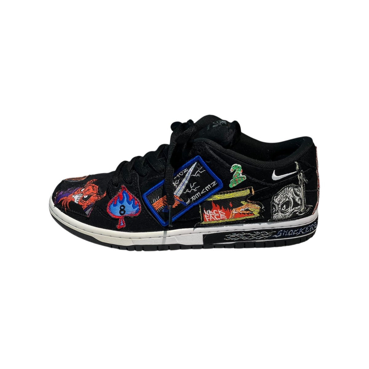 Neck face Dunk Low Black／White／Multi ColorローカットスニーカーDQ4488-001