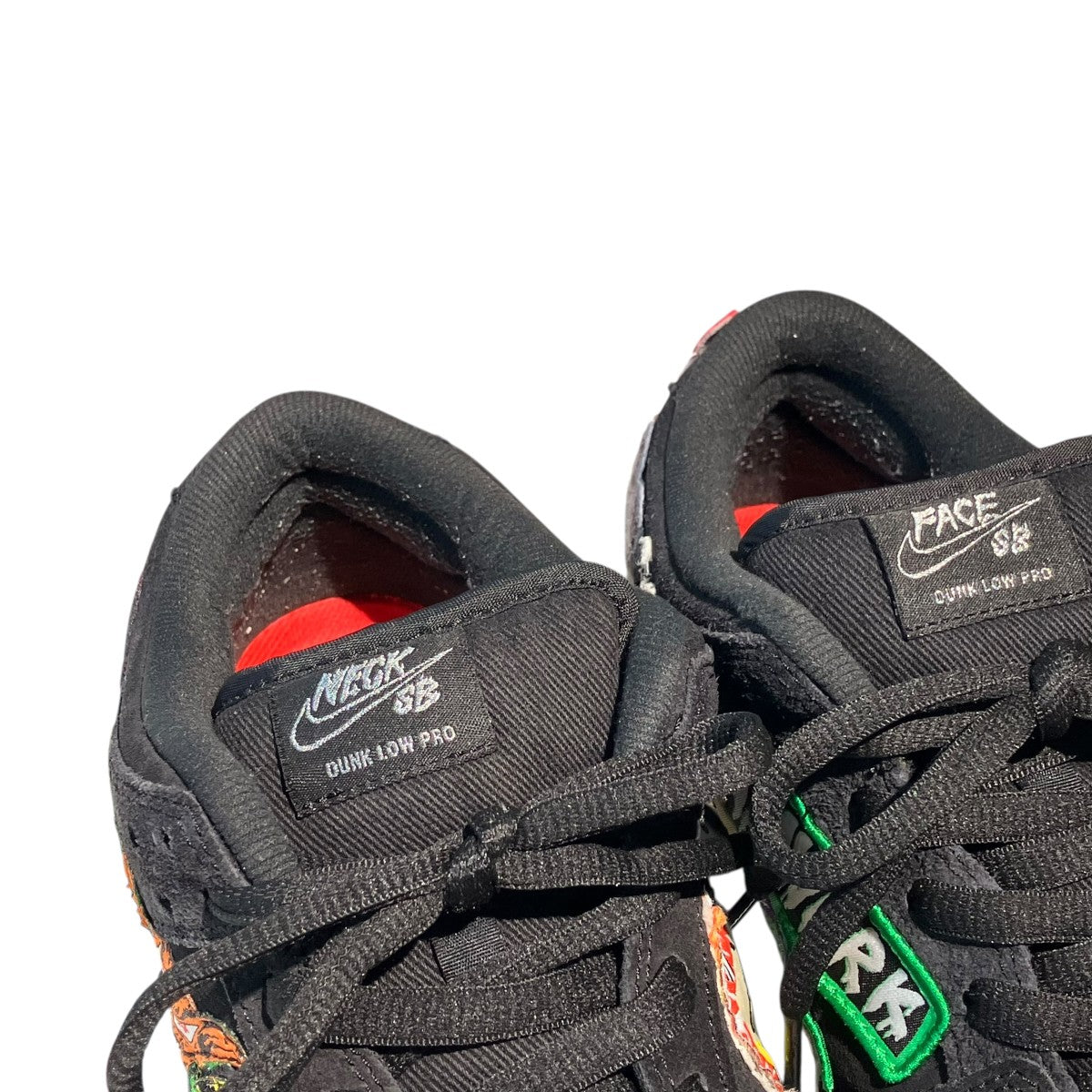 Neck face Dunk Low Black／White／Multi ColorローカットスニーカーDQ4488-001