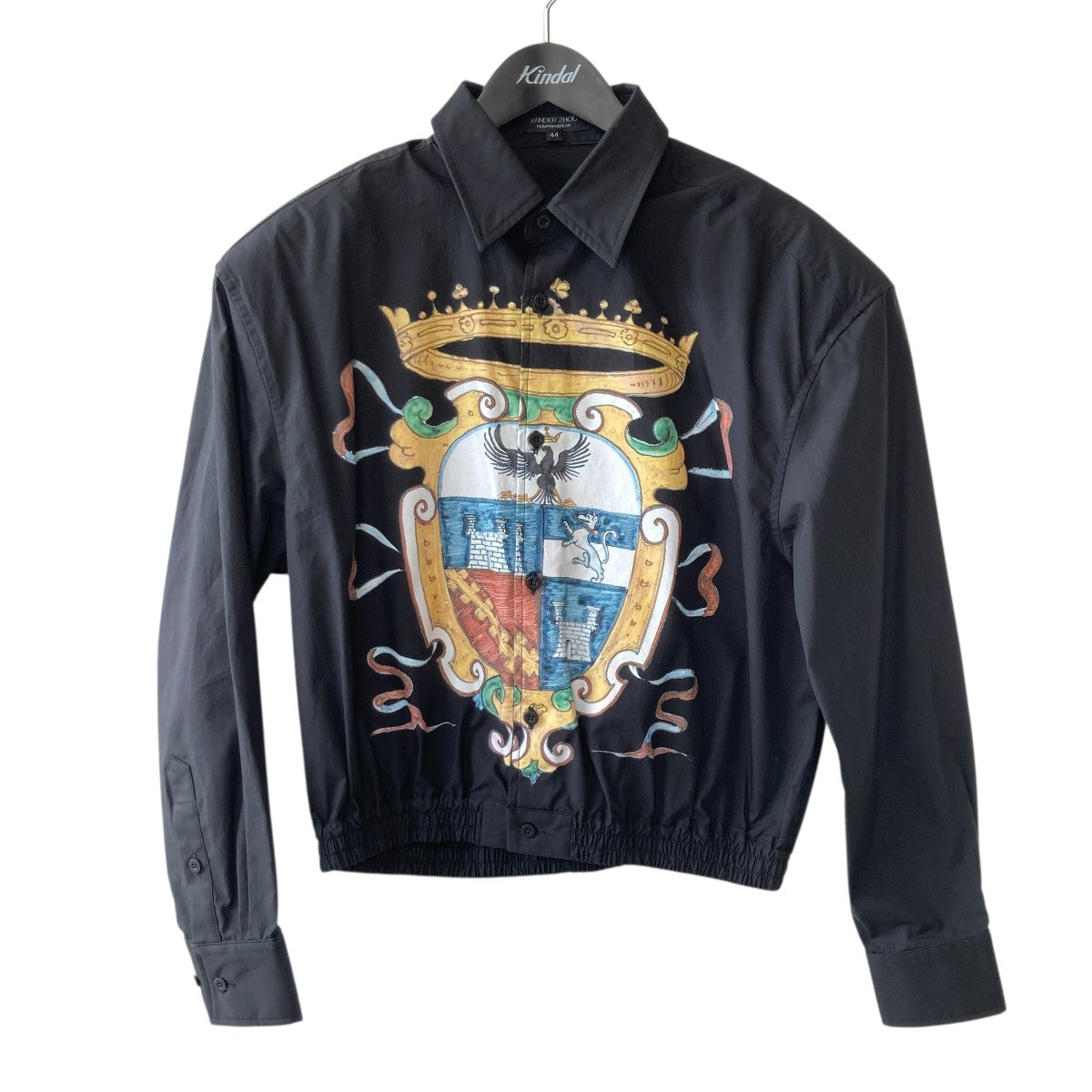 XANDER ZHOU 25SSPrinted logo cropped shirtクロップドシャツジャケット 古着・中古-1枚目のアイテム画像