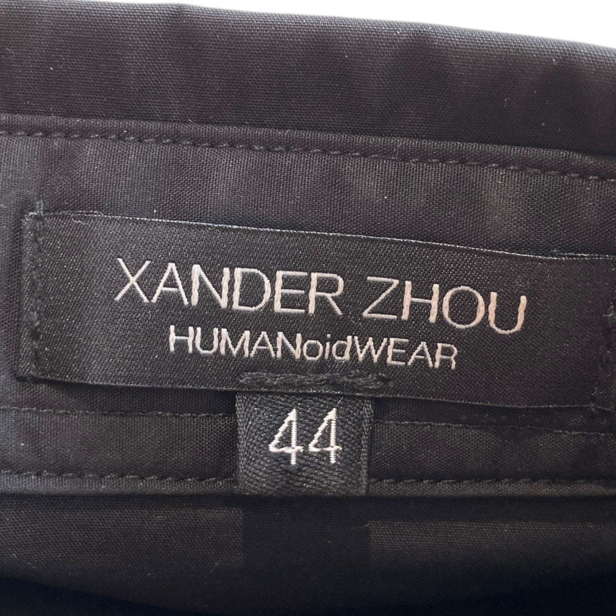 XANDER ZHOU 25SSPrinted logo cropped shirtクロップドシャツジャケット 古着・中古-5枚目のアイテム画像
