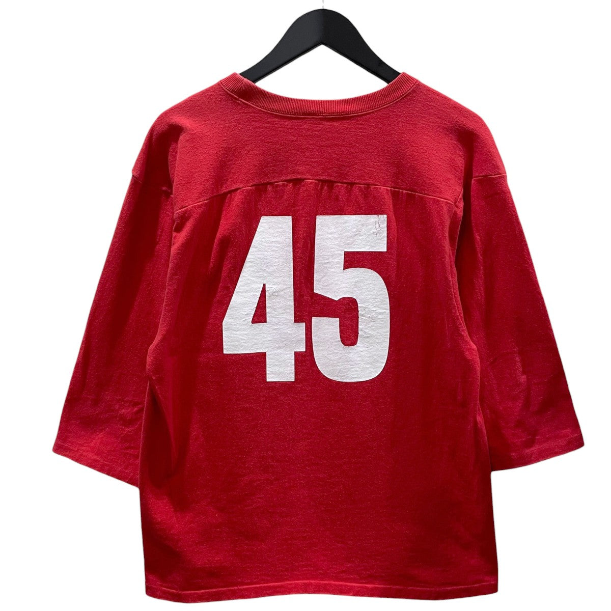 Champion(チャンピオン) 70-80S 七分袖カットソー バータグ Football T