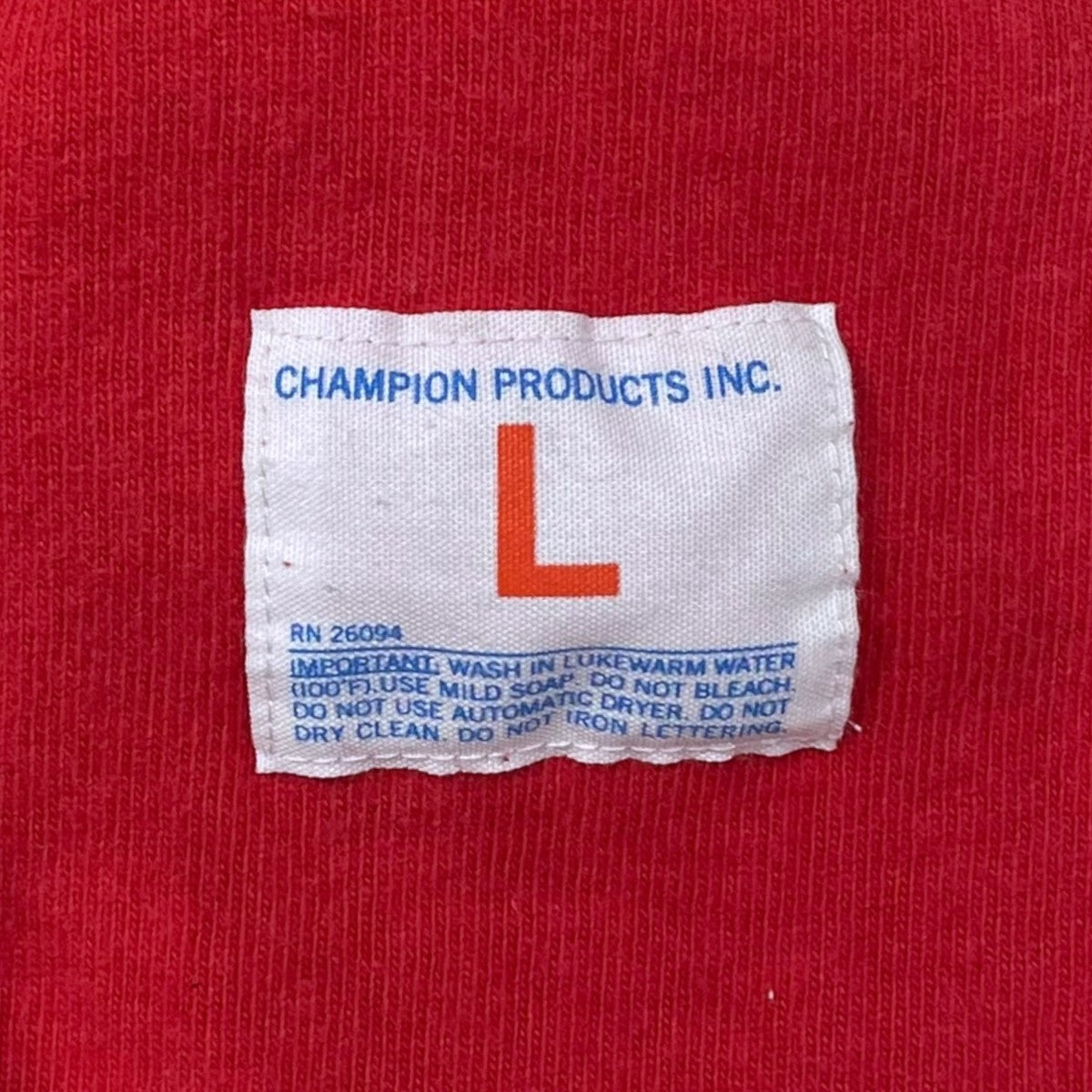 Champion 70-80S 七分袖カットソー バータグ Football T-Shirt フットボールTシャツ 古着・中古-6枚目のアイテム画像