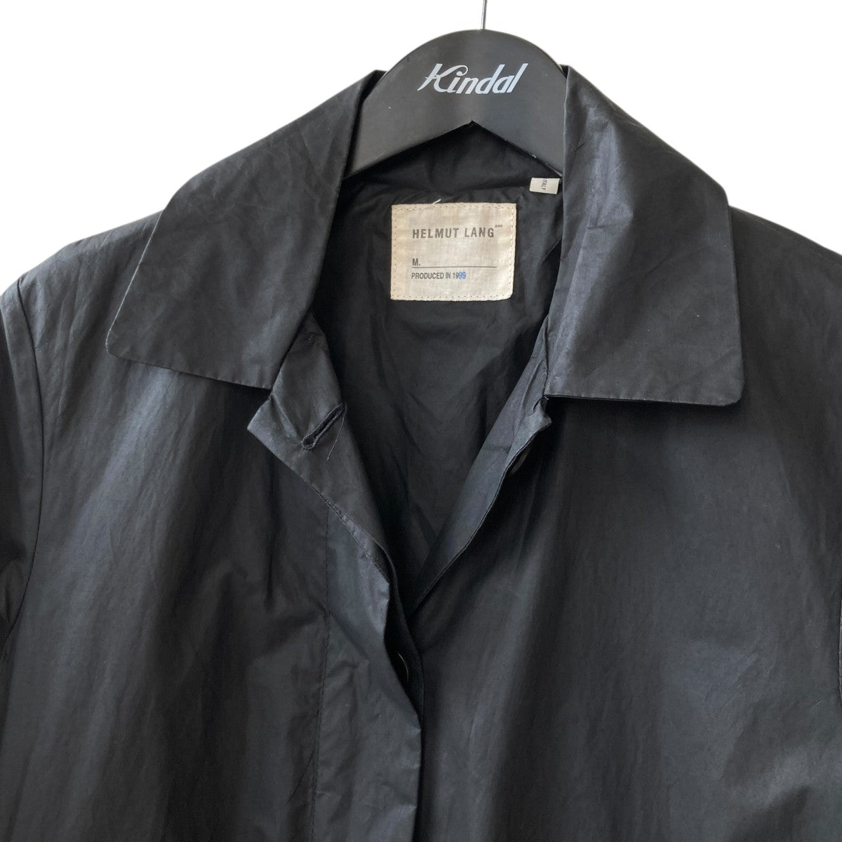 HELMUT LANG 99s本人期ステンカラーコート 古着・中古-3枚目のアイテム画像